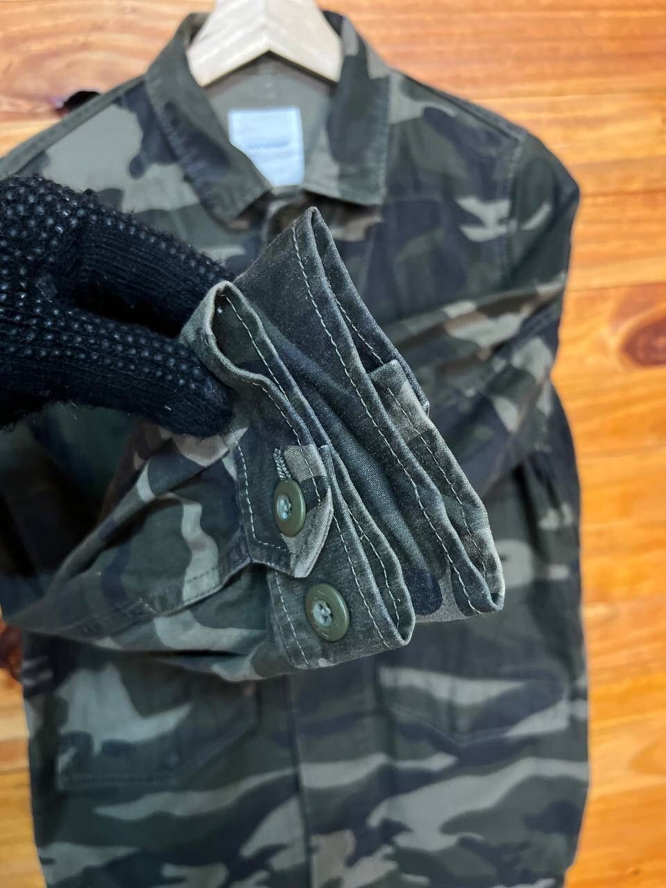 Japanese Brand BACK NUMBER CAMOUFLAGE JACKET Size US L / EU 52-54 / 3 - 6 Thumbnail