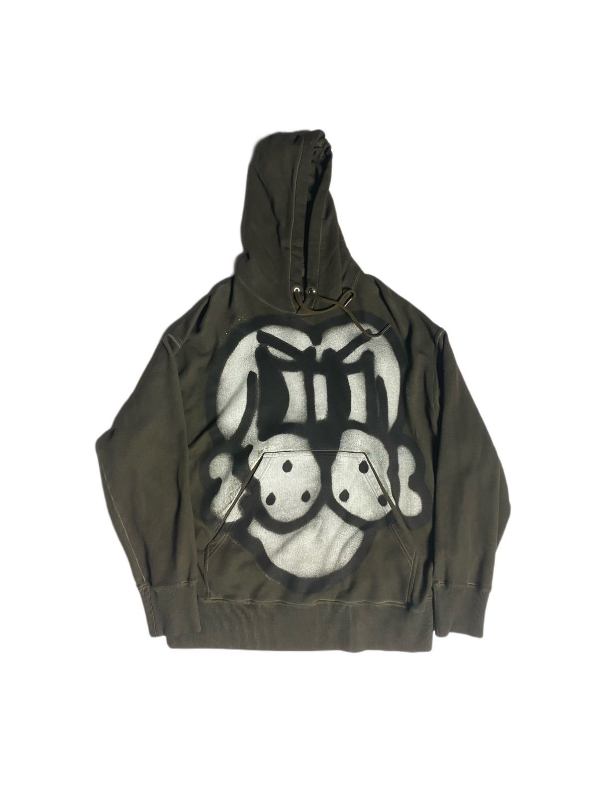 Pre-owned Givenchy Chito Matthew Hoodie Under Retail In Army Green