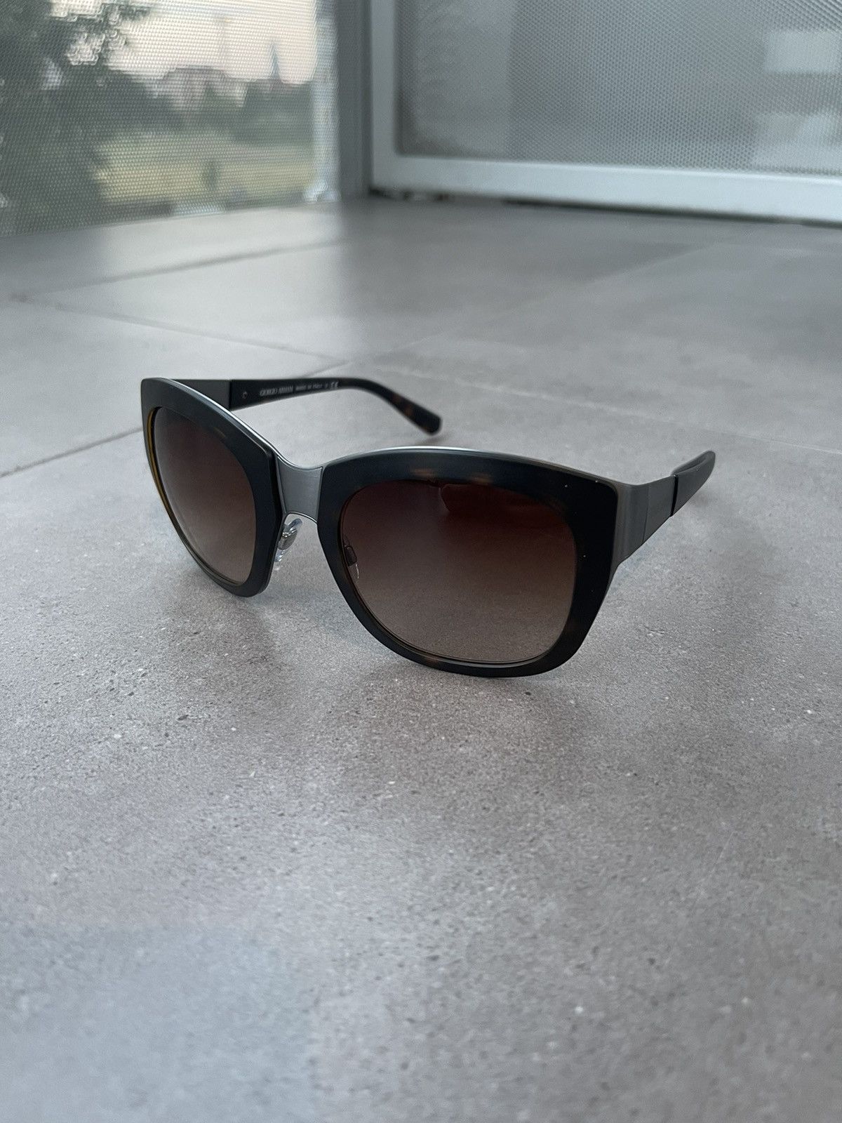 Armani × Emporio Armani × Giorgio Armani Giorgio Armani AR6010 3032/13 Black Silver Sunglasses Size ONE SIZE - 1 Thumbnail