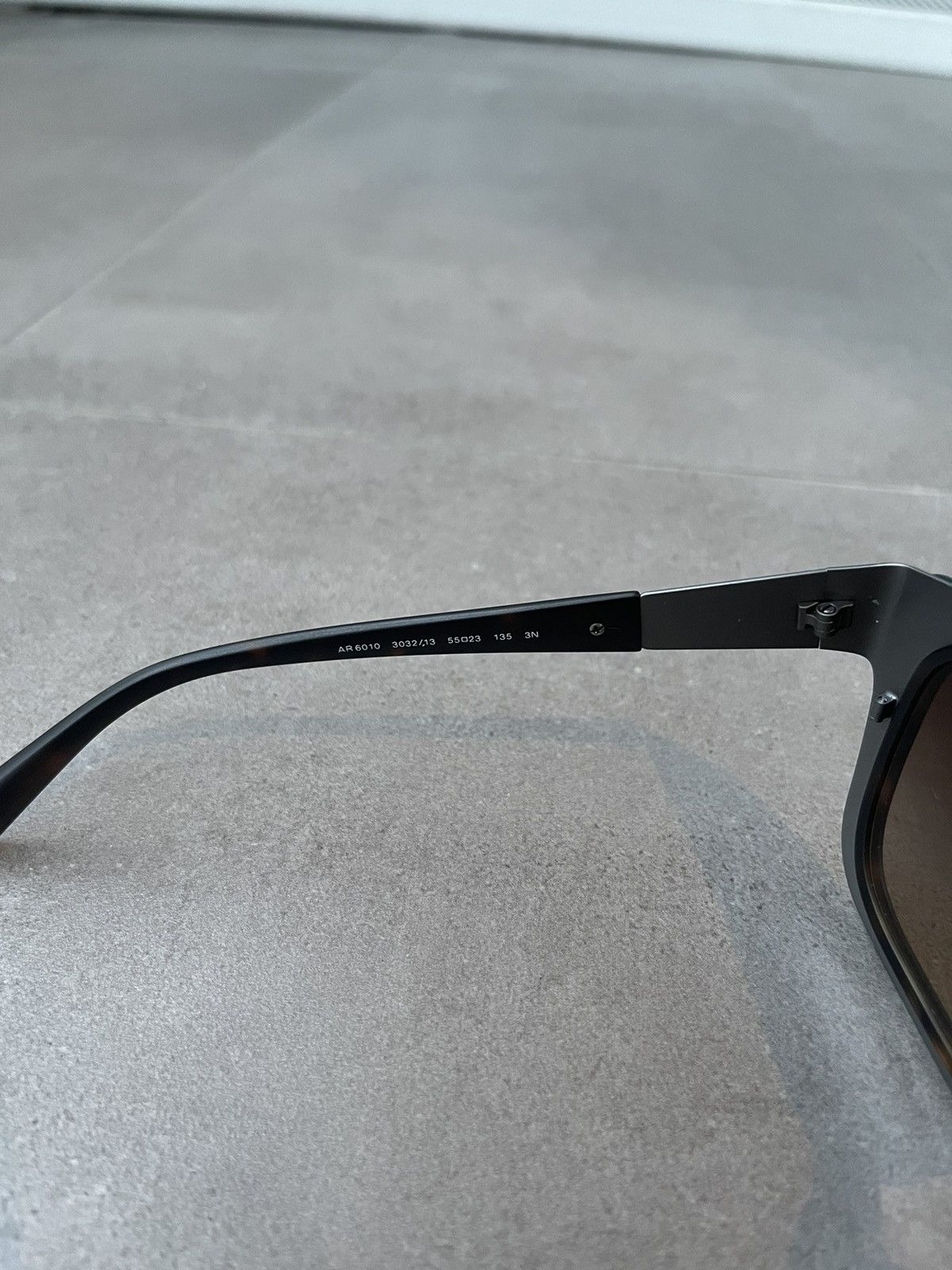 Armani × Emporio Armani × Giorgio Armani Giorgio Armani AR6010 3032/13 Black Silver Sunglasses Size ONE SIZE - 8 Thumbnail