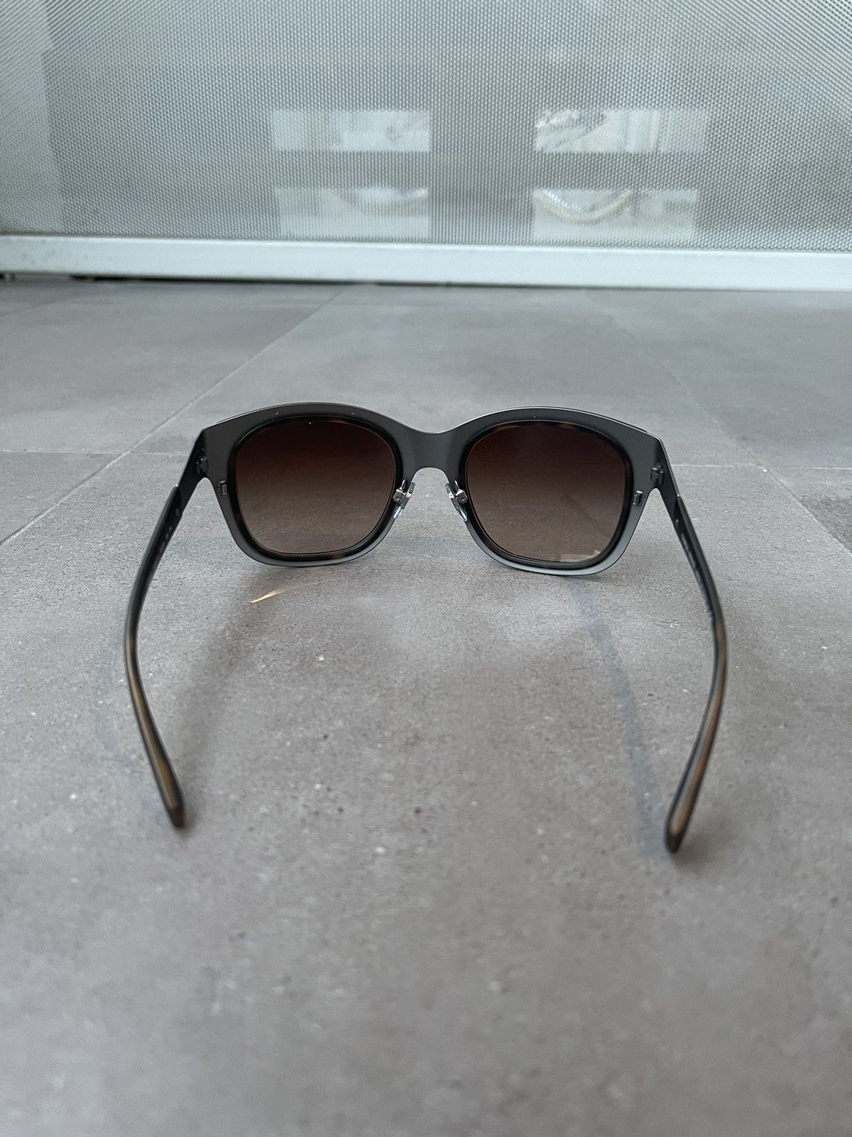 Armani × Emporio Armani × Giorgio Armani Giorgio Armani AR6010 3032/13 Black Silver Sunglasses Size ONE SIZE - 6 Thumbnail