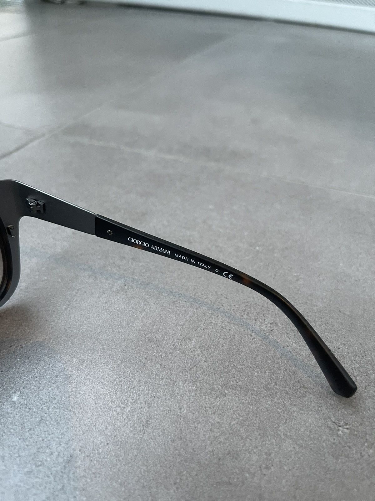 Armani × Emporio Armani × Giorgio Armani Giorgio Armani AR6010 3032/13 Black Silver Sunglasses Size ONE SIZE - 7 Thumbnail
