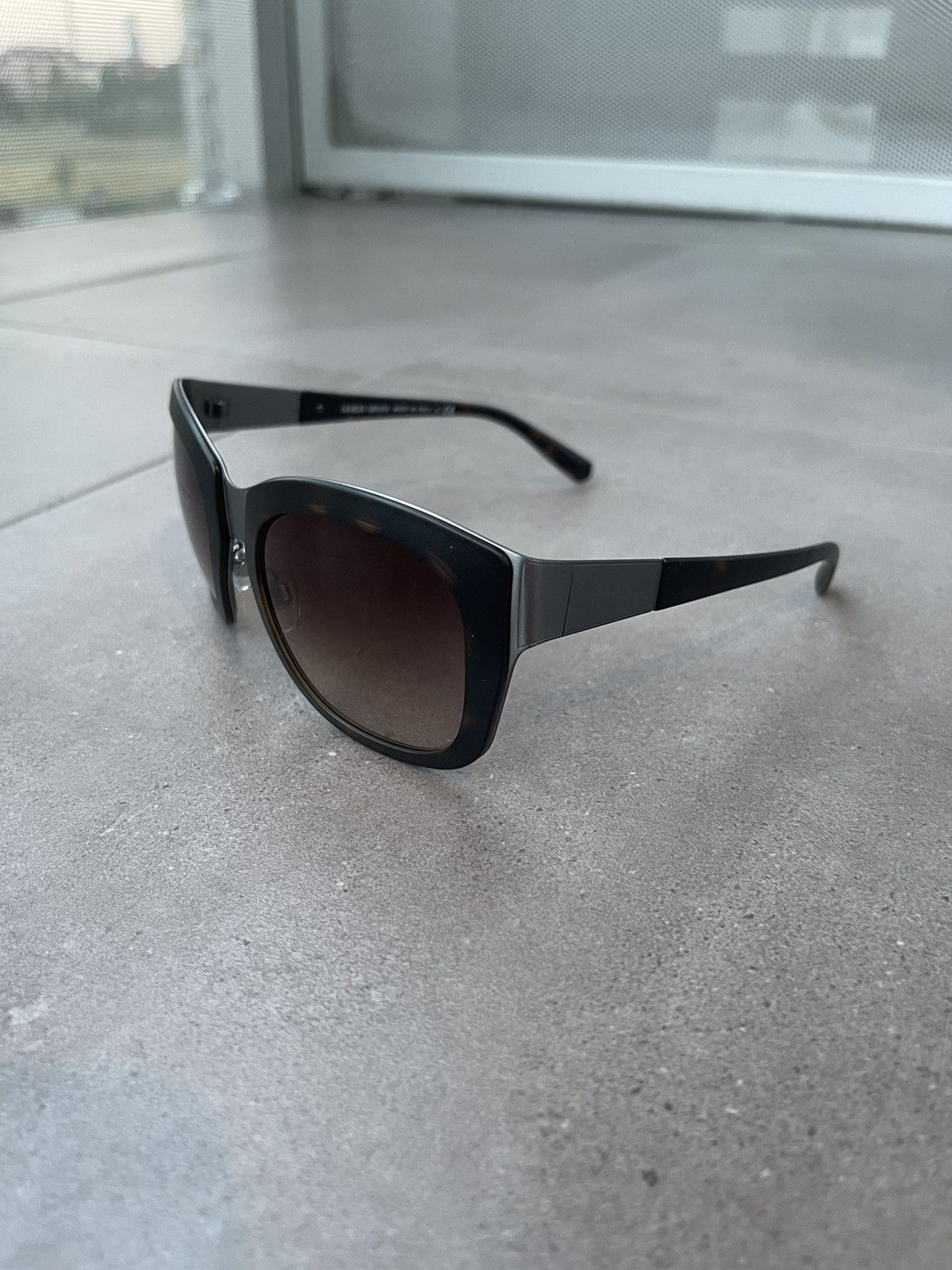 Armani × Emporio Armani × Giorgio Armani Giorgio Armani AR6010 3032/13 Black Silver Sunglasses Size ONE SIZE - 4 Thumbnail