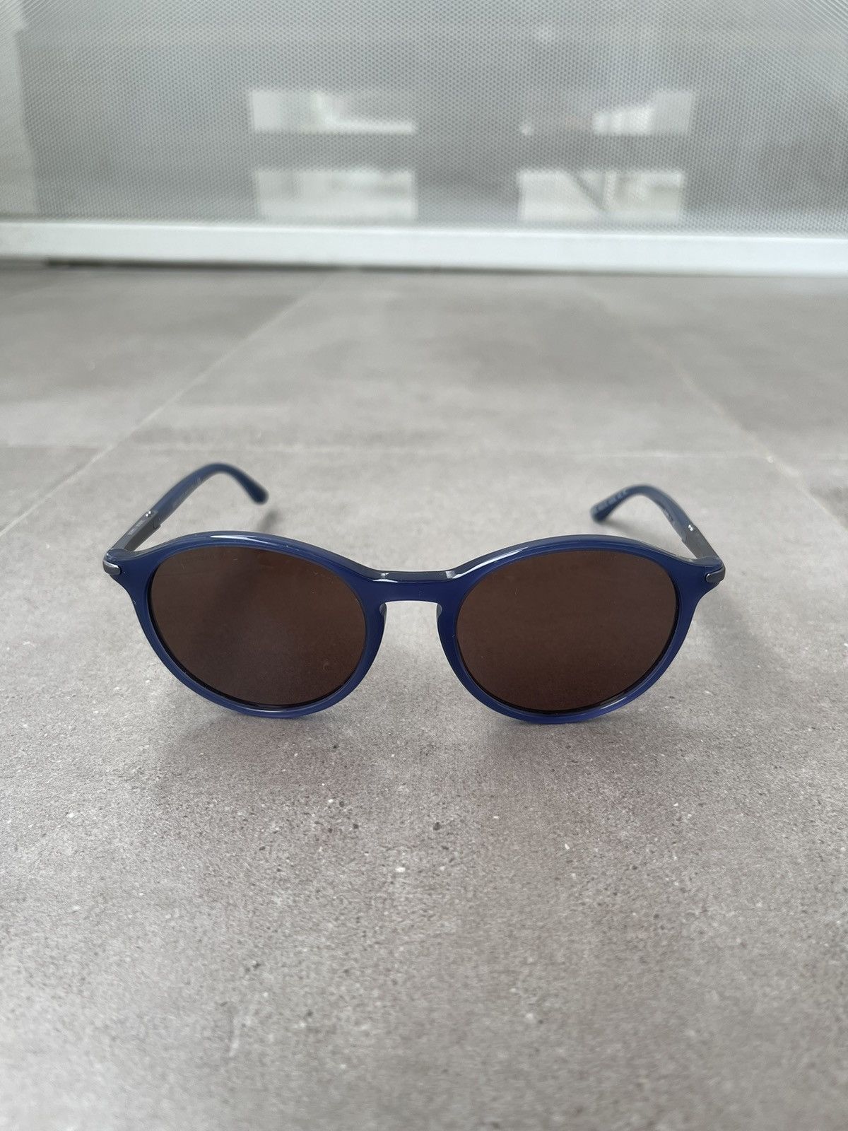 Emporio Armani Giorgio Armani AR8009 5031/73 Blue Cat Eyes Sunglasses Size ONE SIZE - 2 Thumbnail