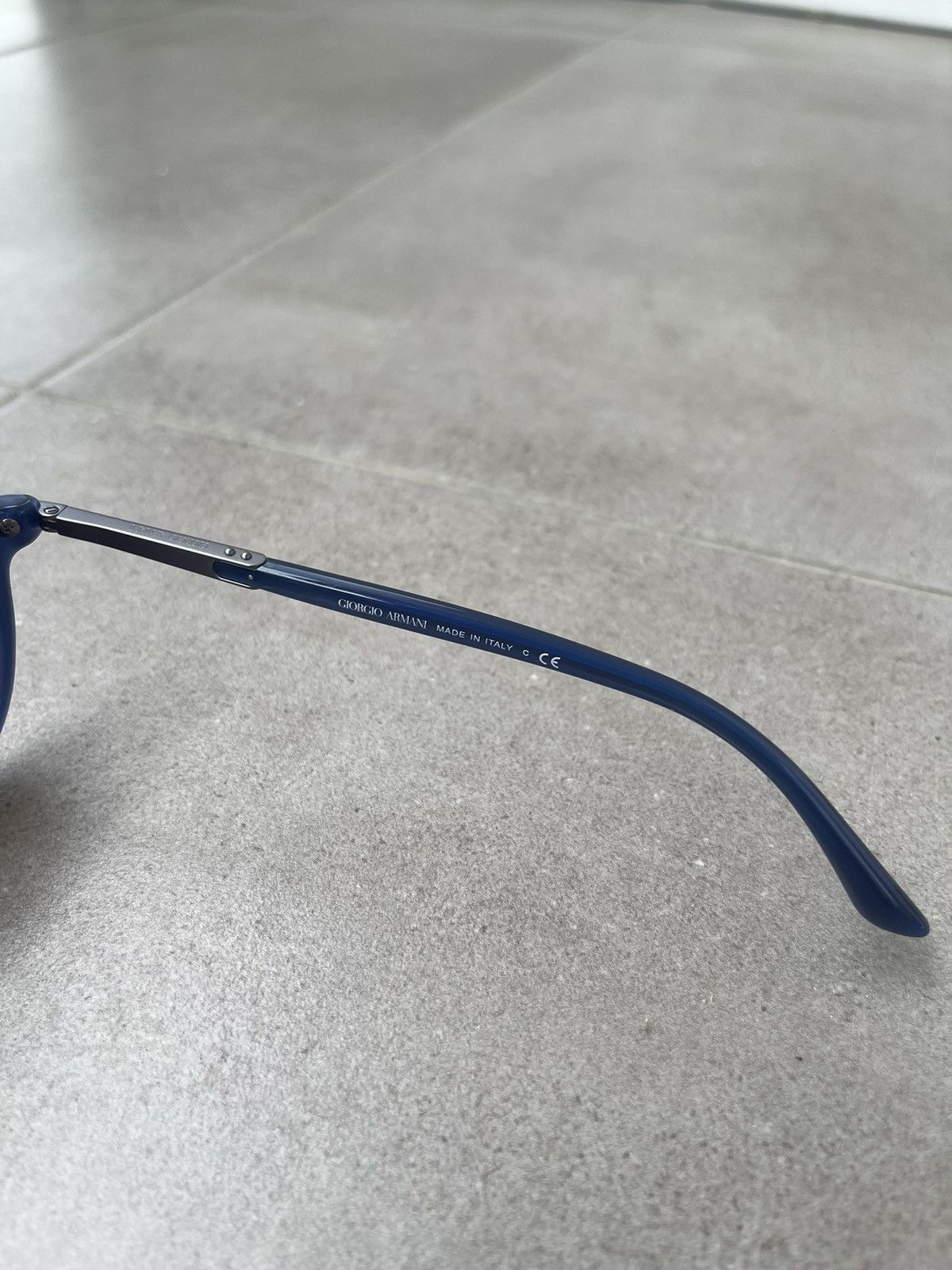 Emporio Armani Giorgio Armani AR8009 5031/73 Blue Cat Eyes Sunglasses Size ONE SIZE - 6 Thumbnail