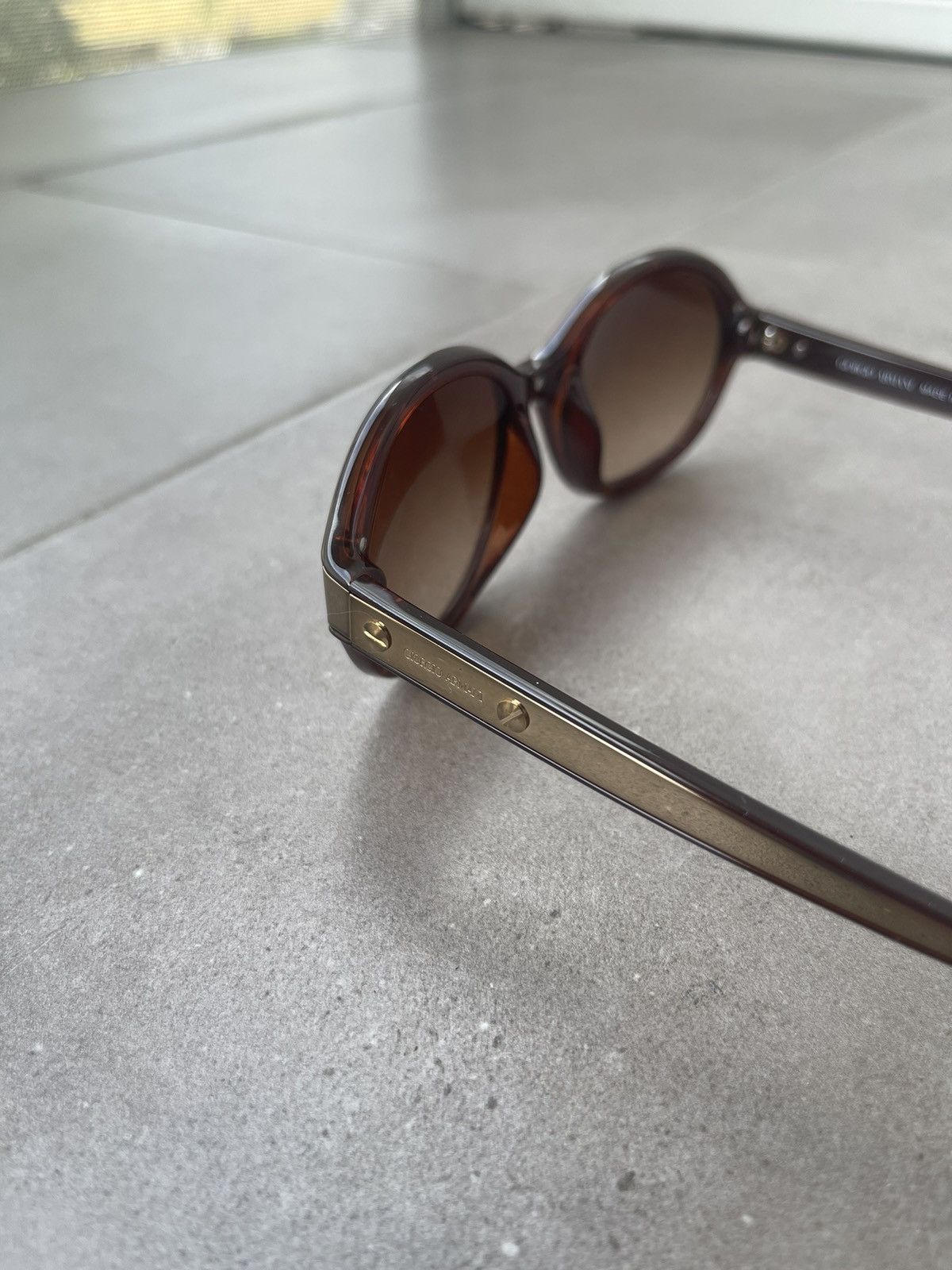 Emporio Armani Giorgio Armani AR8015 5044/13 Cobain Rose Gold Sunglasses Size ONE SIZE - 4 Thumbnail