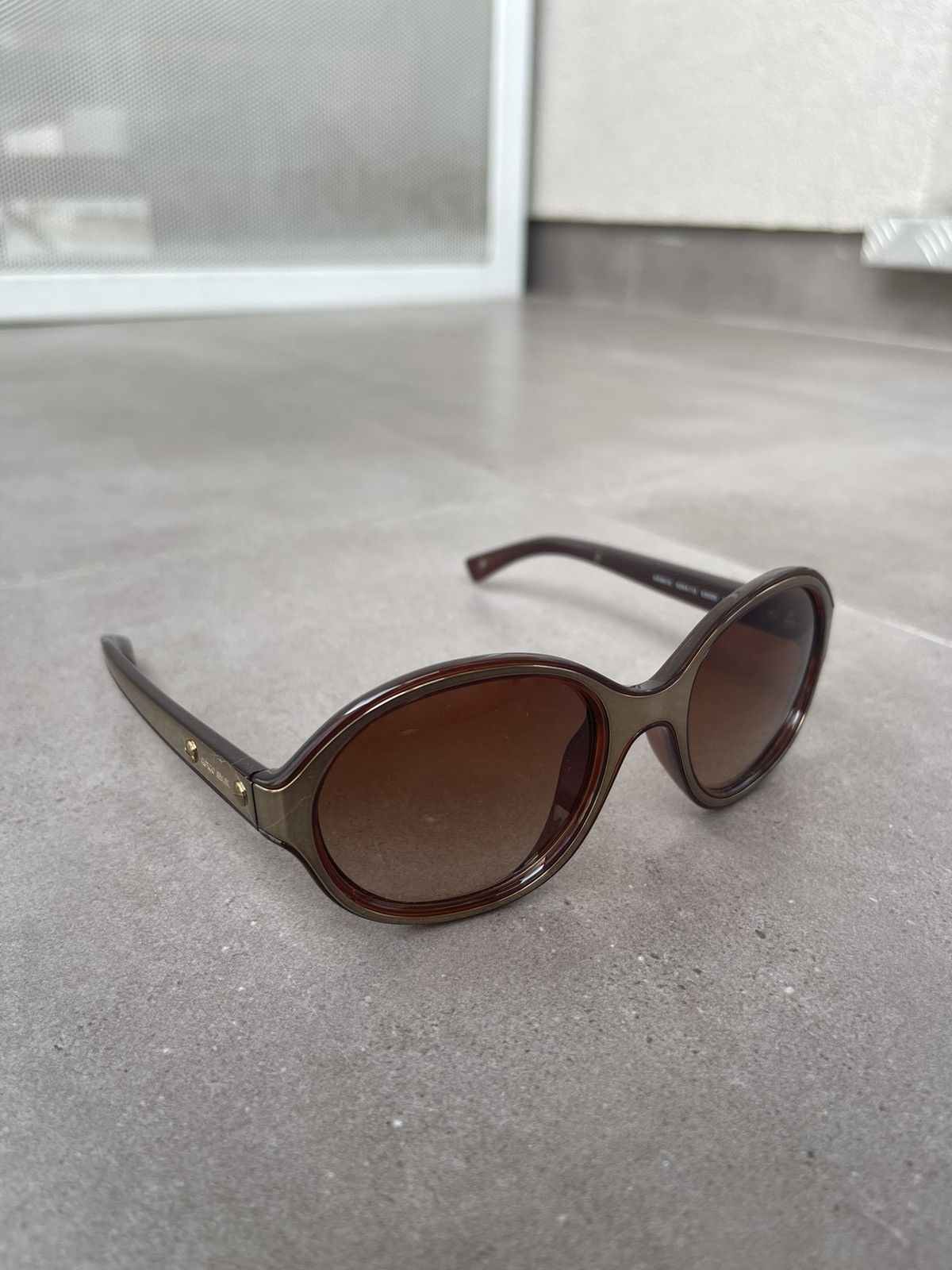 Emporio Armani Giorgio Armani AR8015 5044/13 Cobain Rose Gold Sunglasses Size ONE SIZE - 3 Thumbnail