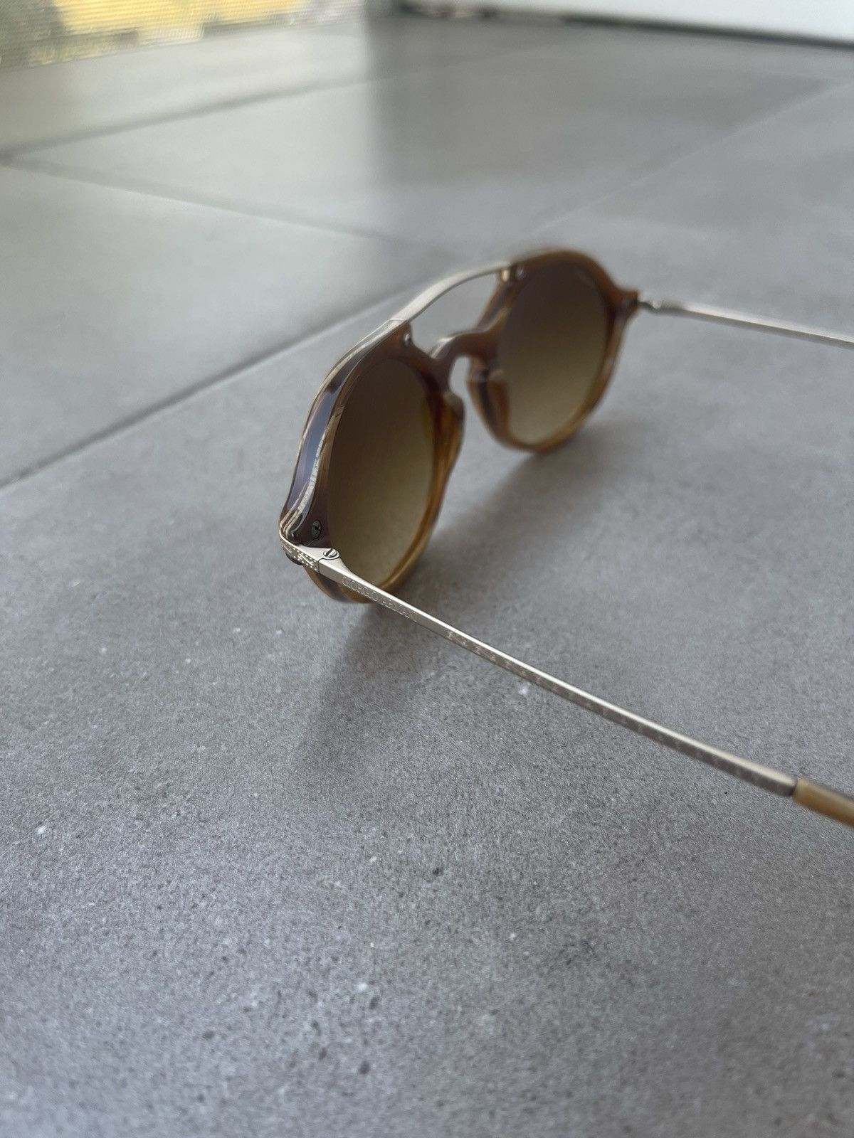 Emporio Armani Giorgio Armani AR8018 5134/2L Gold Marble Brown Sunglasses Size ONE SIZE - 6 Thumbnail