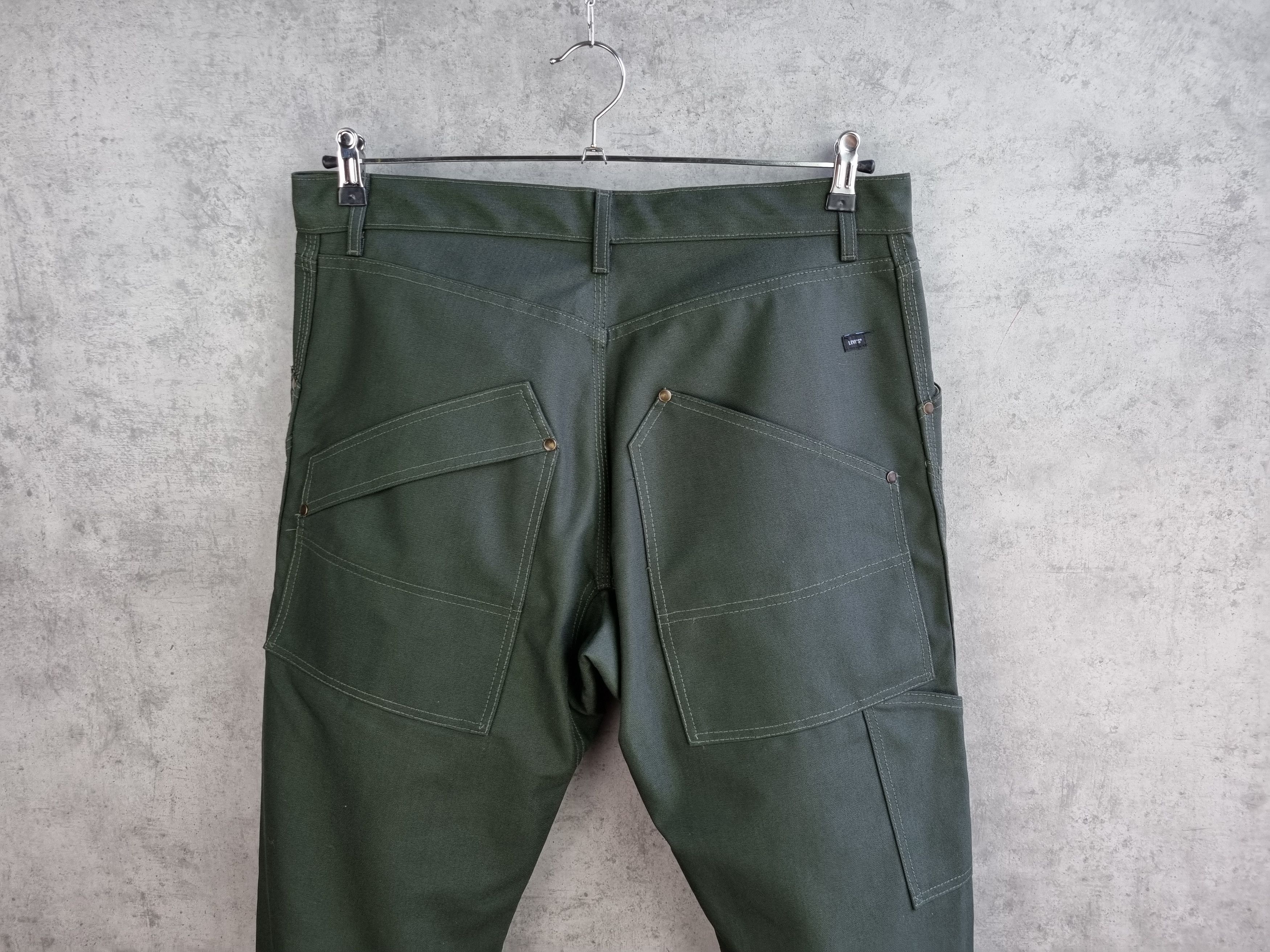 Levi's Levis 652 Carpenter Double Knees Military Waxed Pants Size US 36 / EU 52 - 4 Thumbnail