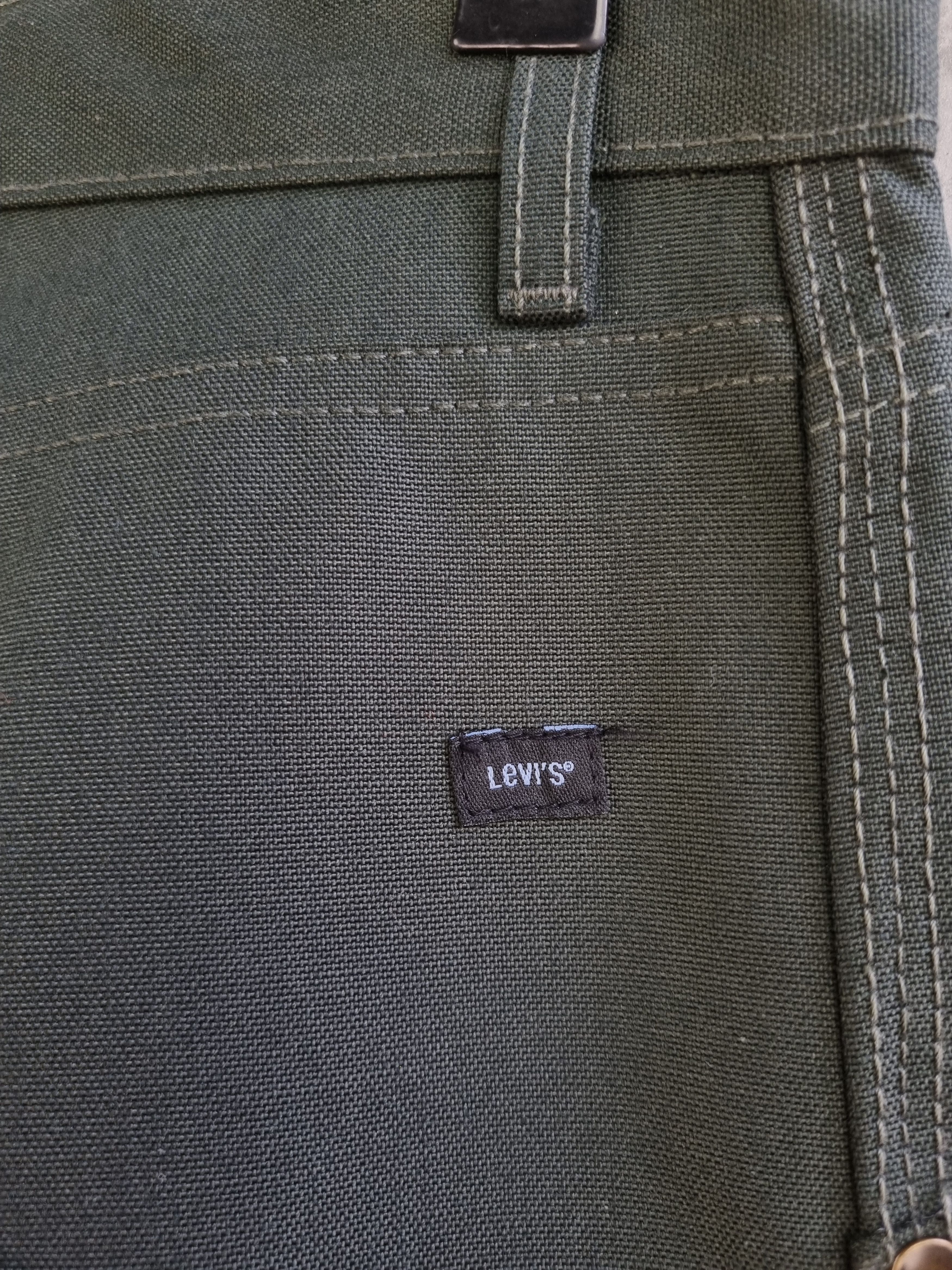 Levi's Levis 652 Carpenter Double Knees Military Waxed Pants Size US 36 / EU 52 - 9 Thumbnail