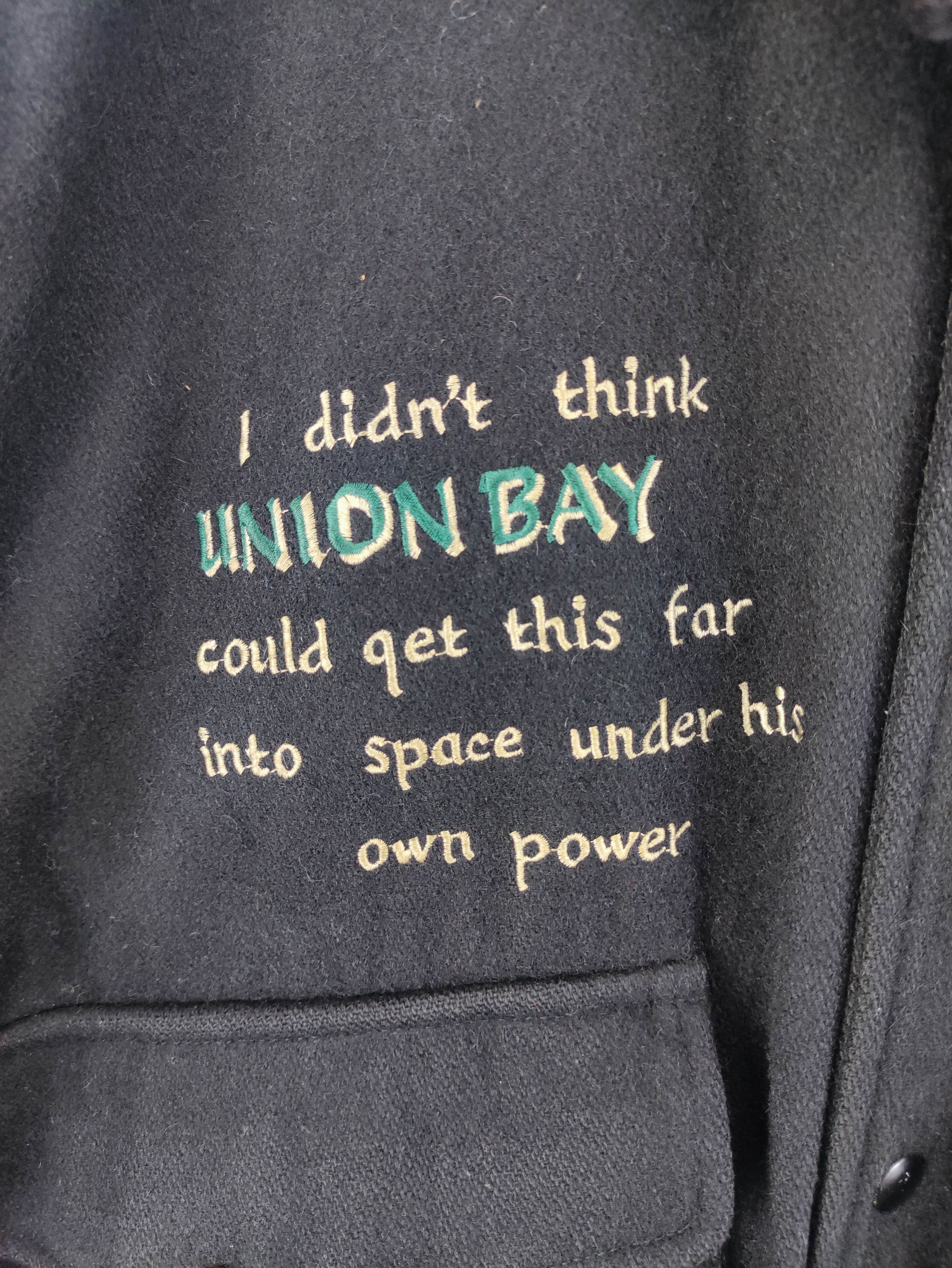 UNIONBAY Vintage Union Bay Varsity Wool Jacket Leather Sleeve Size US XL / EU 56 / 4 - 4 Thumbnail