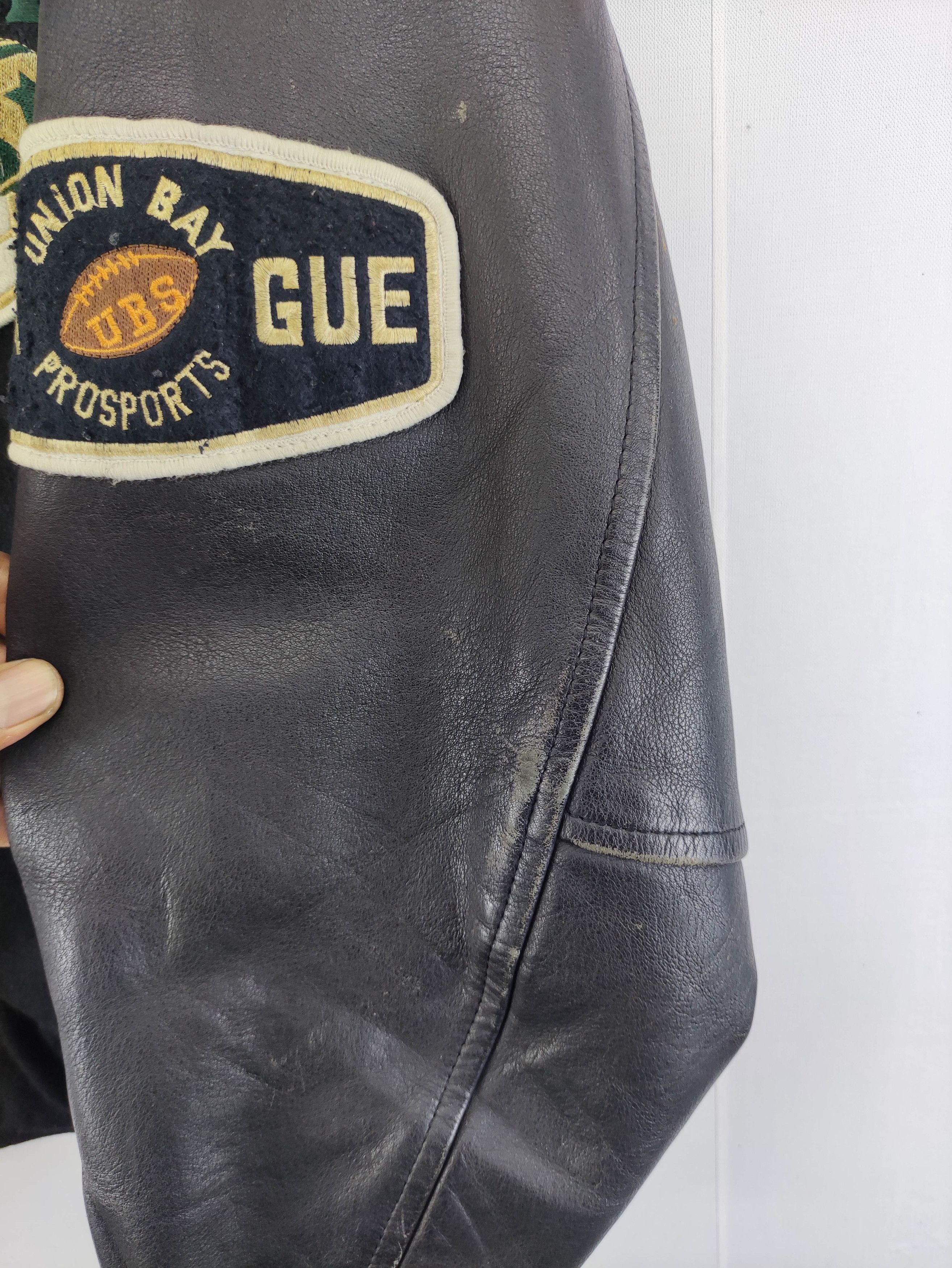 UNIONBAY Vintage Union Bay Varsity Wool Jacket Leather Sleeve Size US XL / EU 56 / 4 - 5 Thumbnail