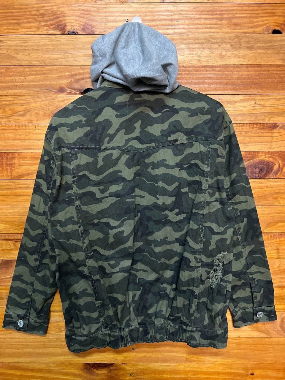 Japanese Brand L’ESPOIR CAMO TRUCKER HOODED JACKET Size US M / EU 48-50 / 2 - 7 Thumbnail