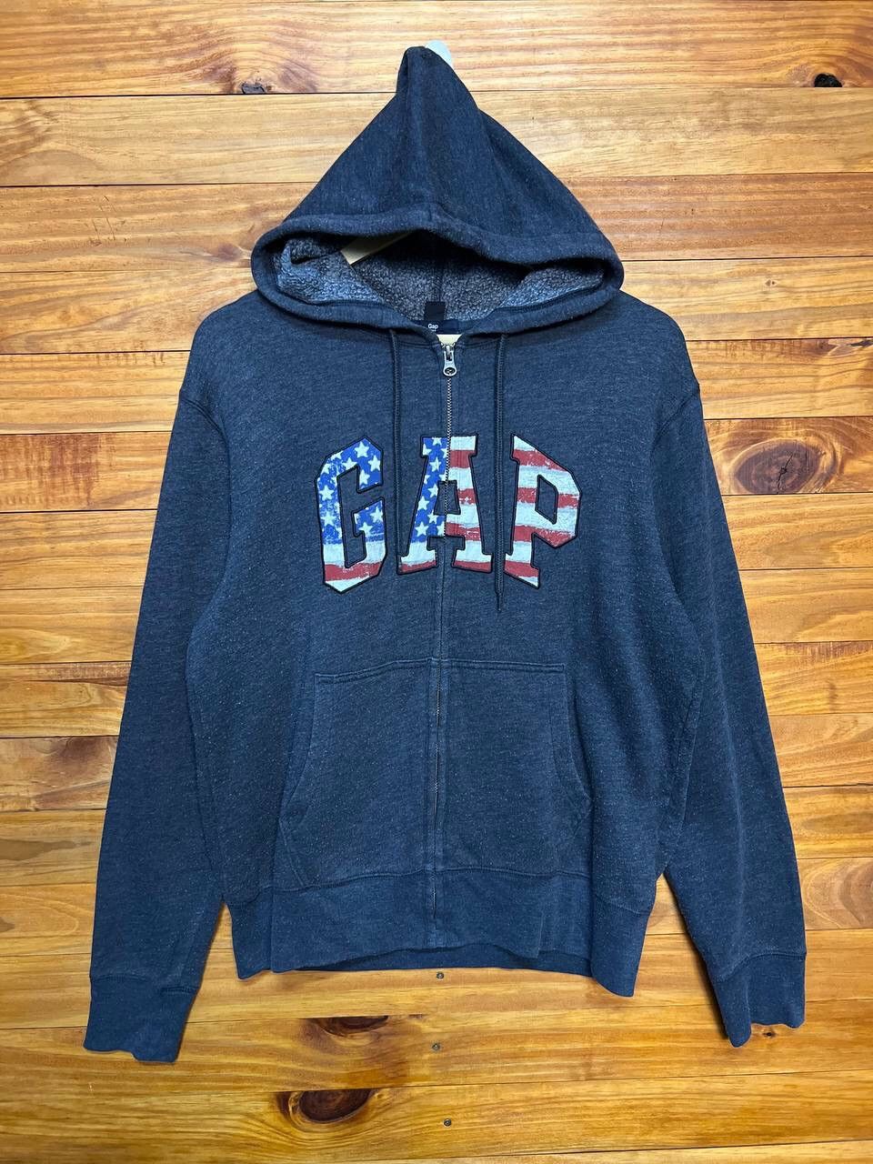 Gap GAP HOODIES SPELLOUT AMERICAN FLAG Size US S / EU 44-46 / 1 - 1 Thumbnail