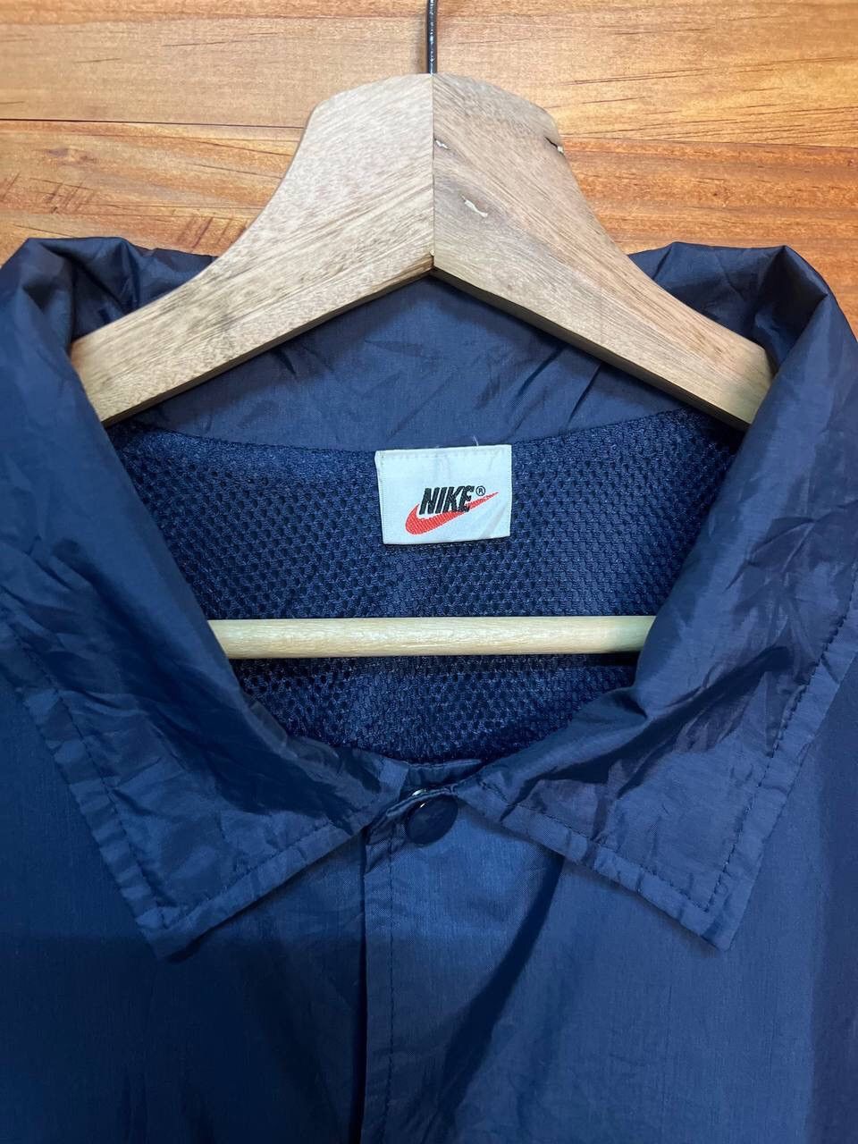 Vintage 🔥STEALS🔥VINTAGE NIKE SWOOSH COACH JACKET Size US XL / EU 56 / 4 - 5 Thumbnail