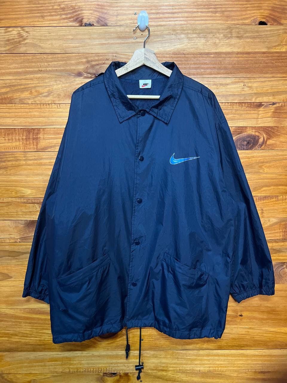 Vintage 🔥STEALS🔥VINTAGE NIKE SWOOSH COACH JACKET Size US XL / EU 56 / 4 - 2 Thumbnail