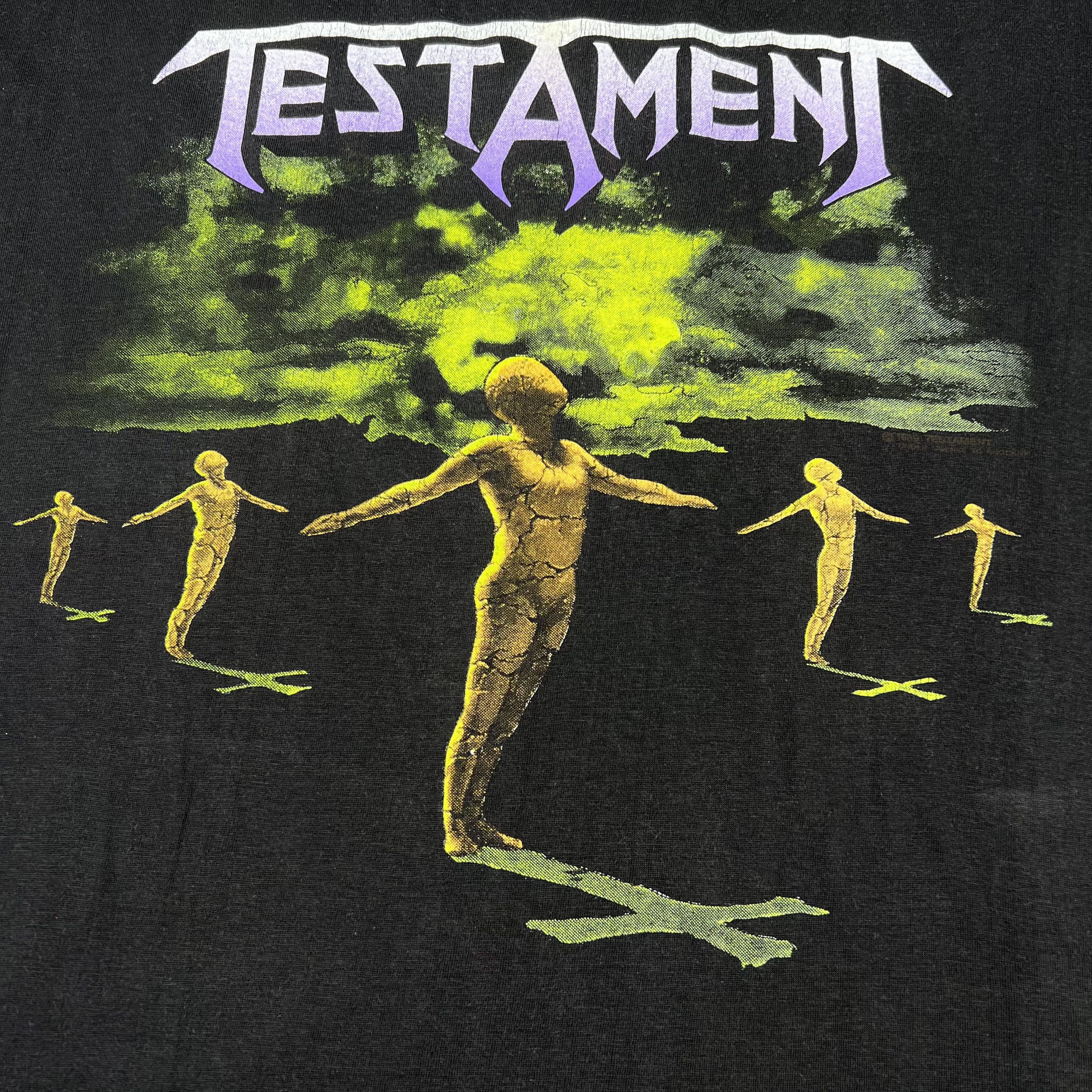 Band Tees Vintage 1990 Testament ‘Practice What You Preach’ T Shirt Size US L / EU 52-54 / 3 - 4 Thumbnail