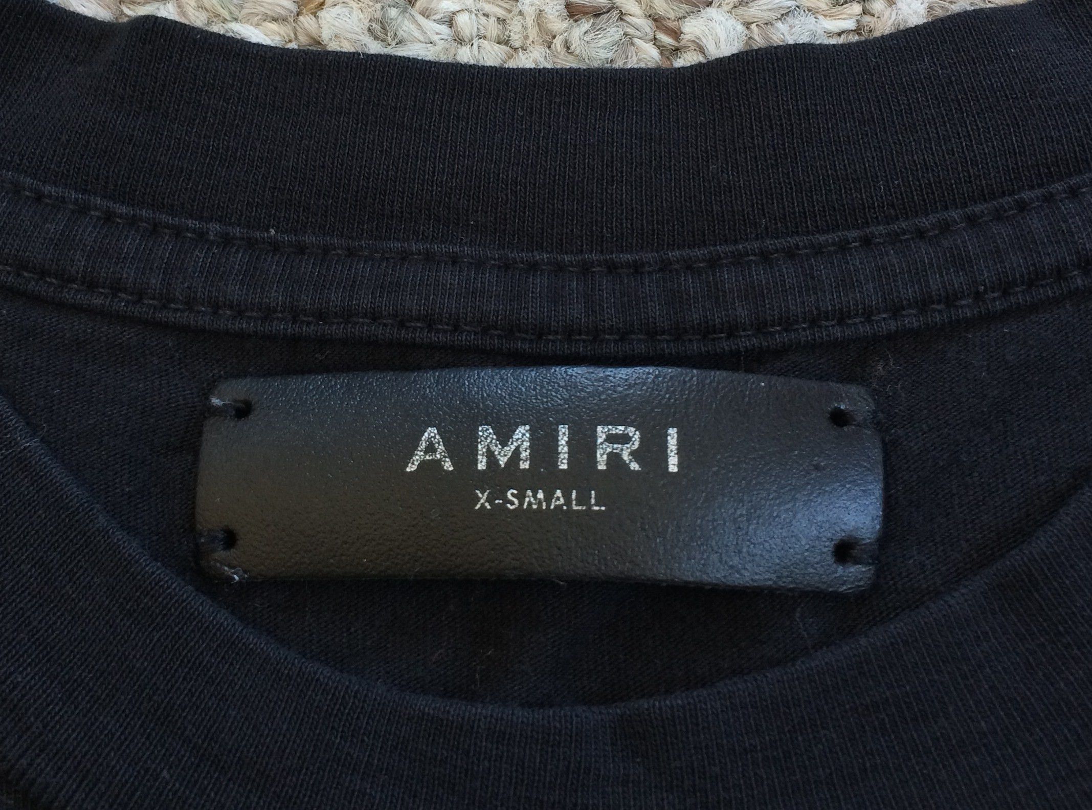 Amiri Amiri Oversized Distressed Logo Tee Size US XS / EU 42 / 0 - 4 Thumbnail