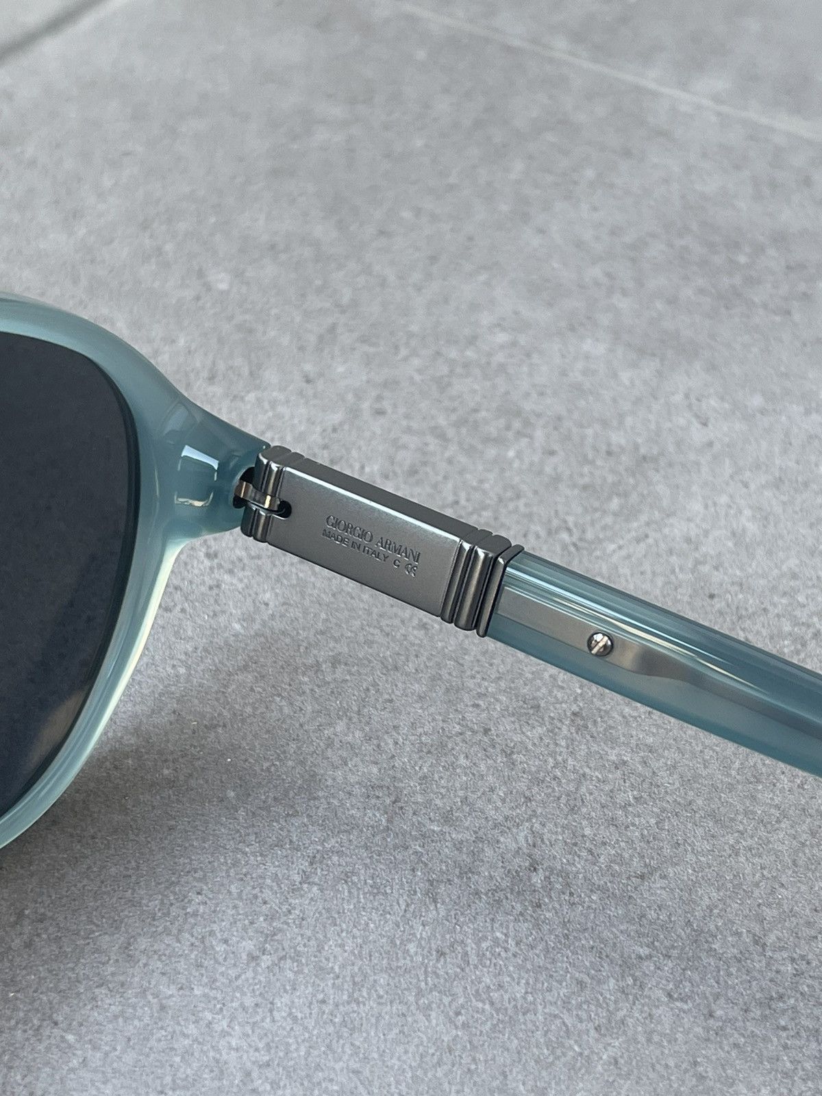 Armani × Emporio Armani × Giorgio Armani Giorgio Armani AR8006 5034/87 Blue Transparent Sunglasses Size ONE SIZE - 8 Thumbnail