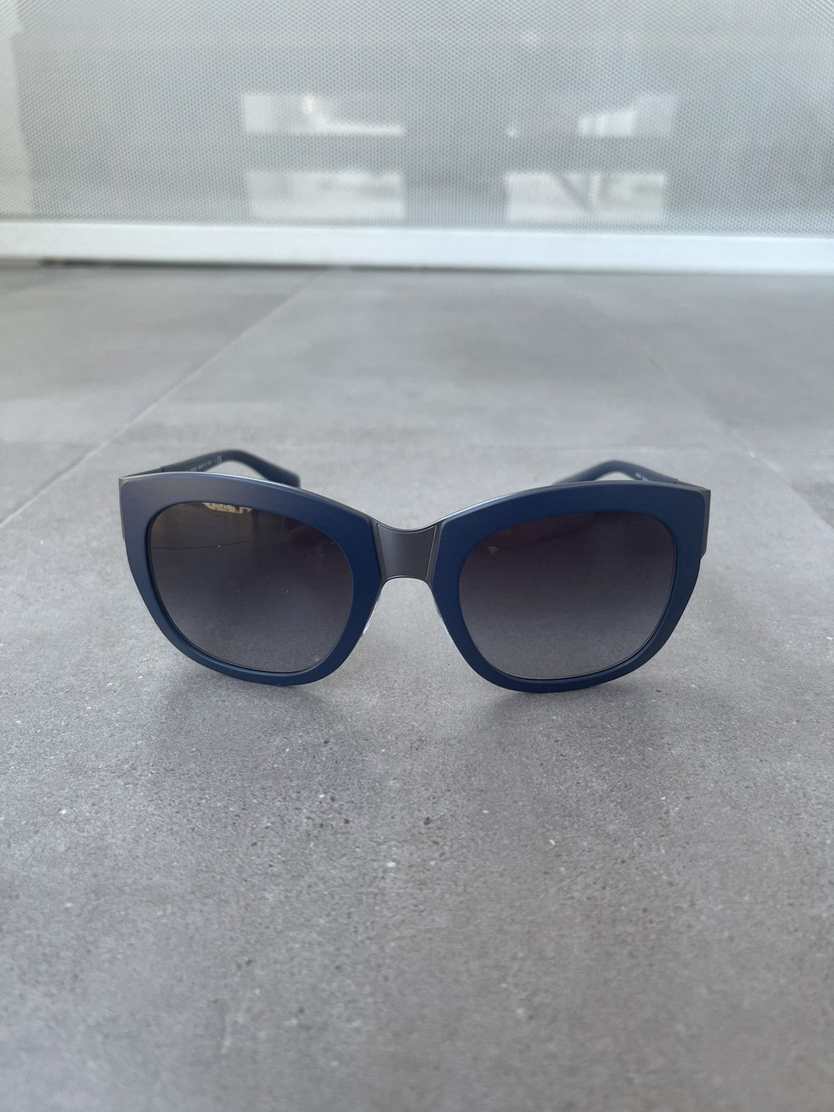 Armani × Emporio Armani × Giorgio Armani Giorgio Armani AR6010 3030/8G Blue Silver Sunglasses Size ONE SIZE - 2 Thumbnail