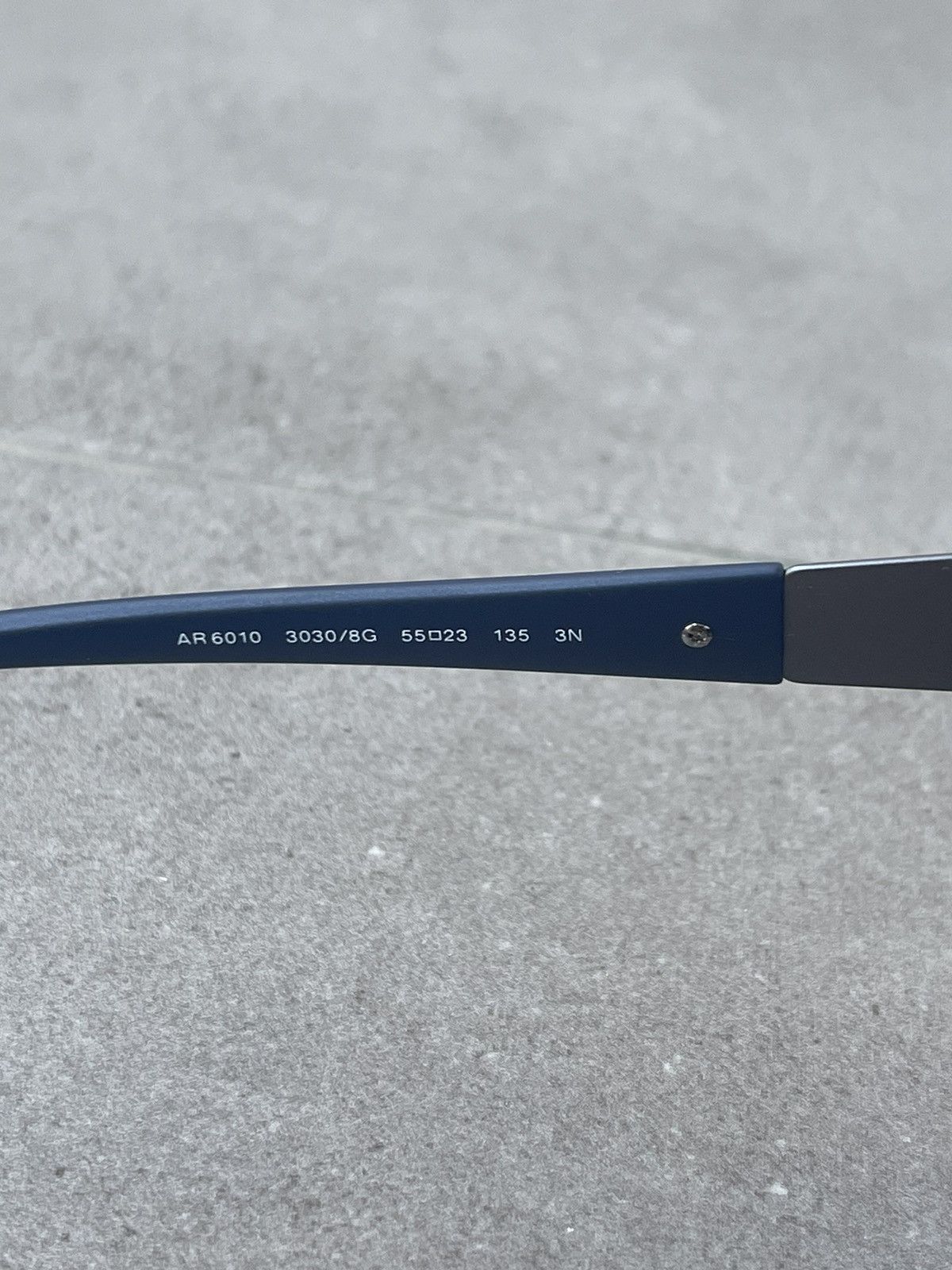 Armani × Emporio Armani × Giorgio Armani Giorgio Armani AR6010 3030/8G Blue Silver Sunglasses Size ONE SIZE - 8 Thumbnail
