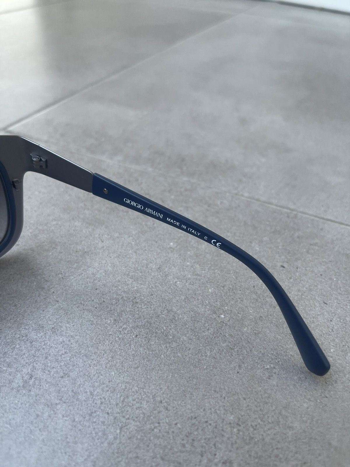 Armani × Emporio Armani × Giorgio Armani Giorgio Armani AR6010 3030/8G Blue Silver Sunglasses Size ONE SIZE - 7 Thumbnail