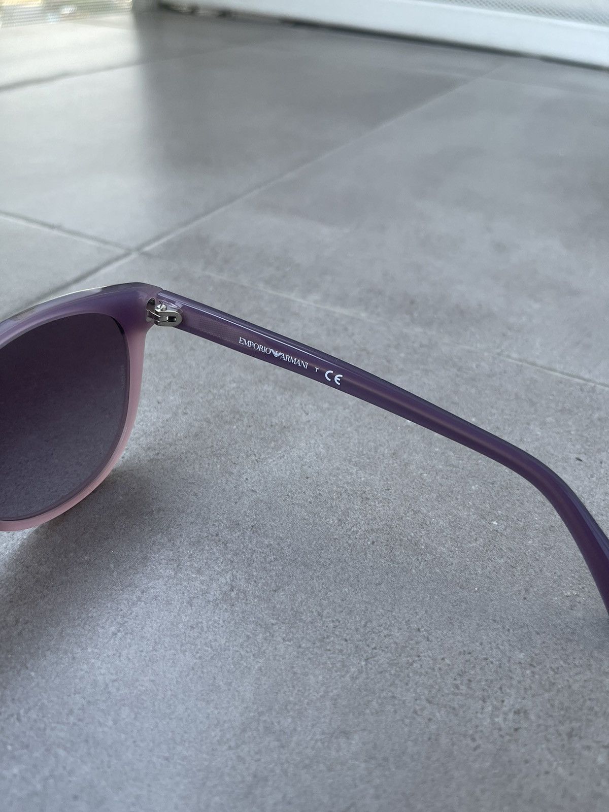 Emporio Armani Emporio Armani EA4016 5111/8H Violet Cat Eyes Sunglasses Size ONE SIZE - 8 Thumbnail