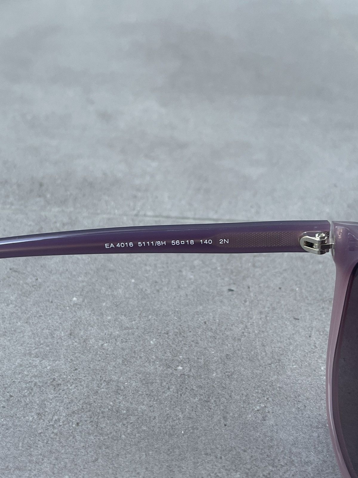 Emporio Armani Emporio Armani EA4016 5111/8H Violet Cat Eyes Sunglasses Size ONE SIZE - 9 Thumbnail