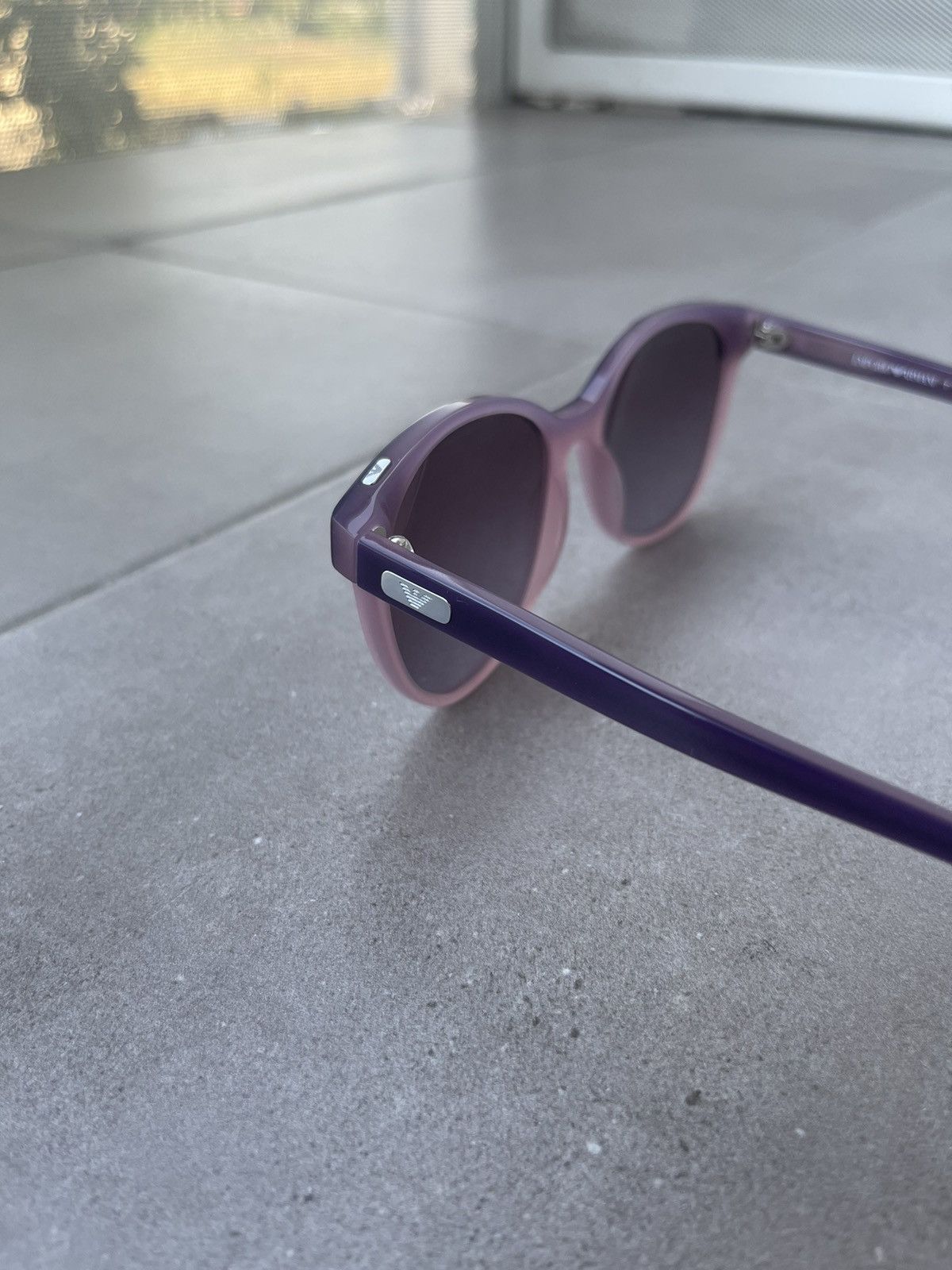 Emporio Armani Emporio Armani EA4016 5111/8H Violet Cat Eyes Sunglasses Size ONE SIZE - 5 Thumbnail