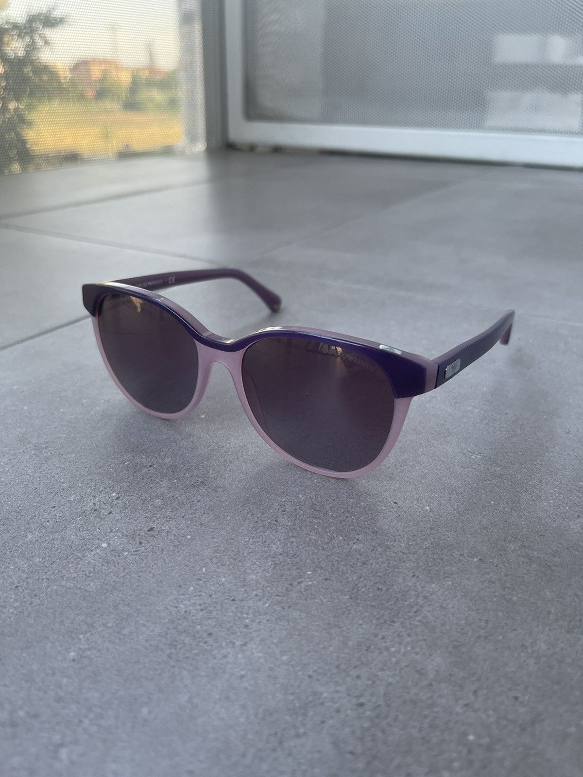 Emporio Armani Emporio Armani EA4016 5111/8H Violet Cat Eyes Sunglasses Size ONE SIZE - 1 Thumbnail