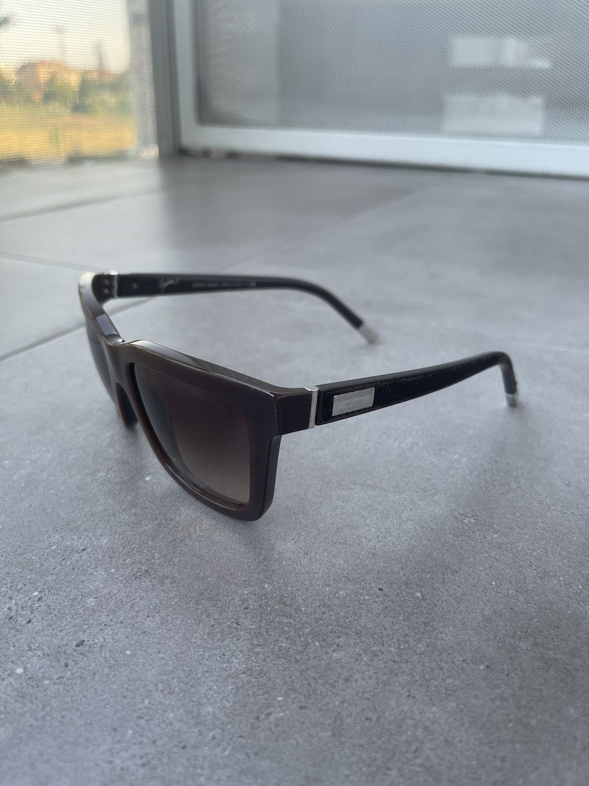 Armani × Emporio Armani × Giorgio Armani Giorgio Armani AR8024 5148/13 Dark Chocolate Sunglasses Size ONE SIZE - 4 Thumbnail