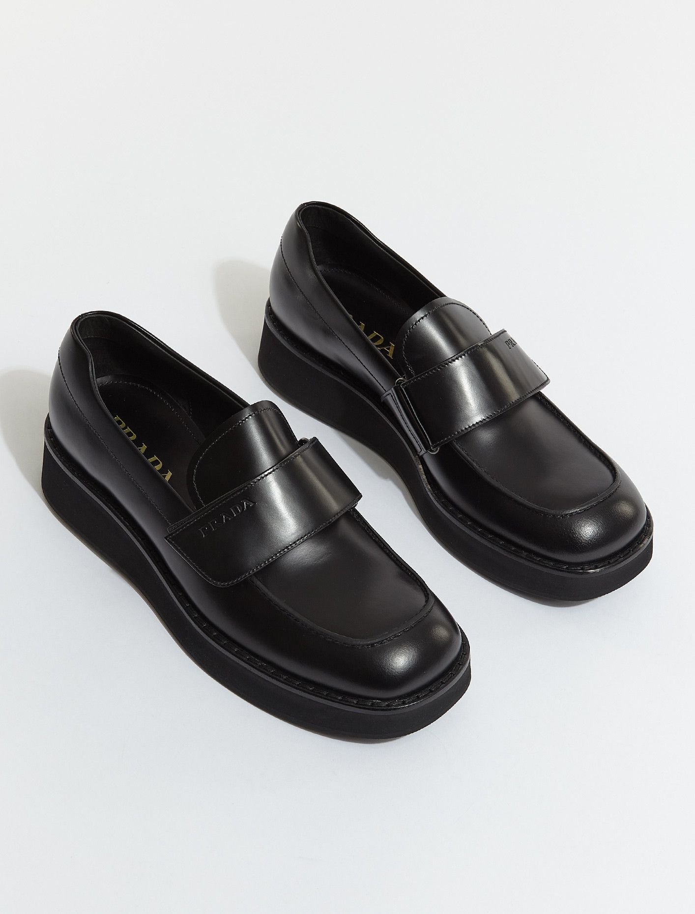 image of Prada Velcro Loafer in Black, Men's (Size 8.5)
