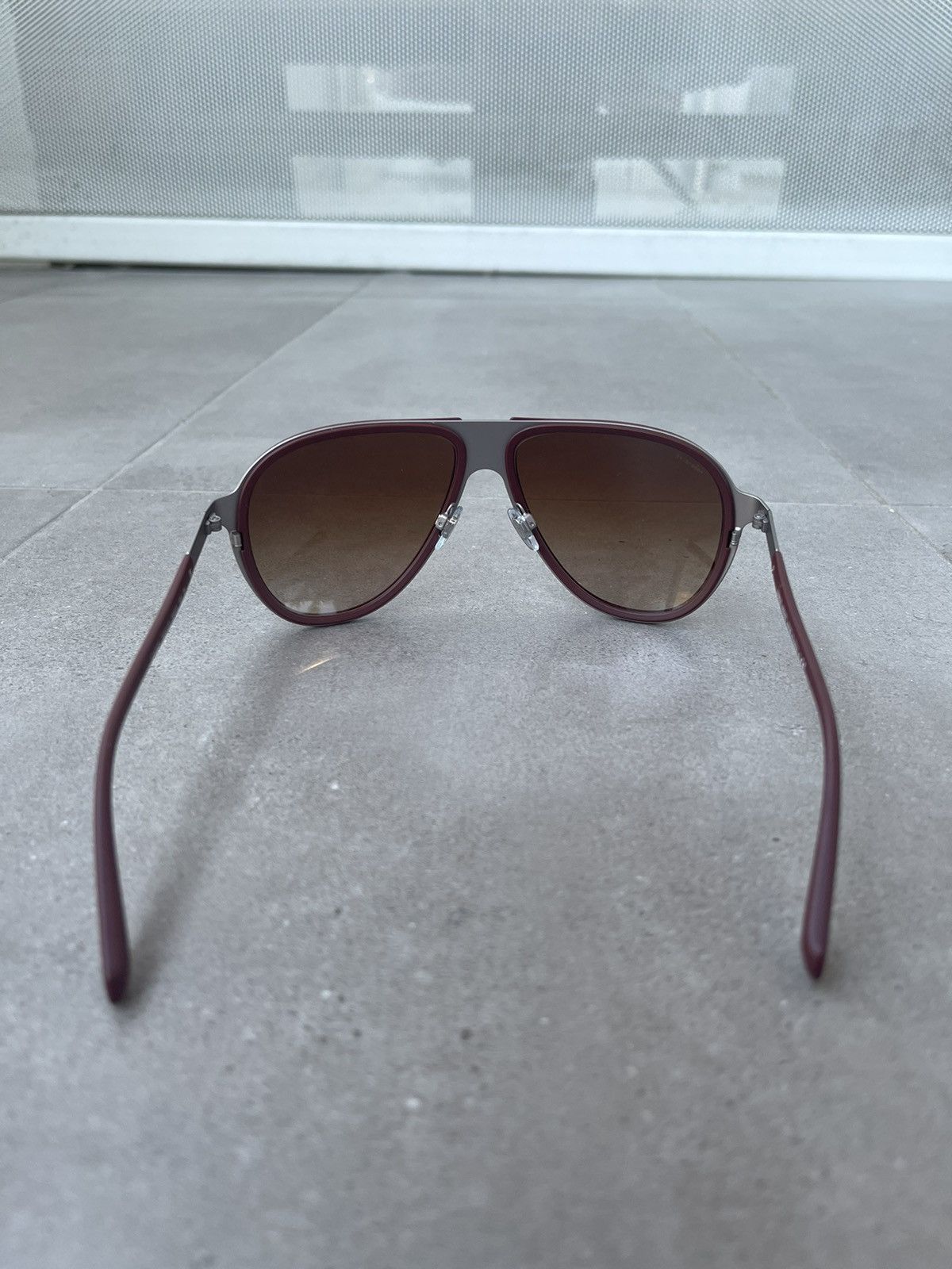 Emporio Armani Giorgio Armani AR6008 3031/13 Cherry Aviator Sunglasses Size ONE SIZE - 6 Thumbnail
