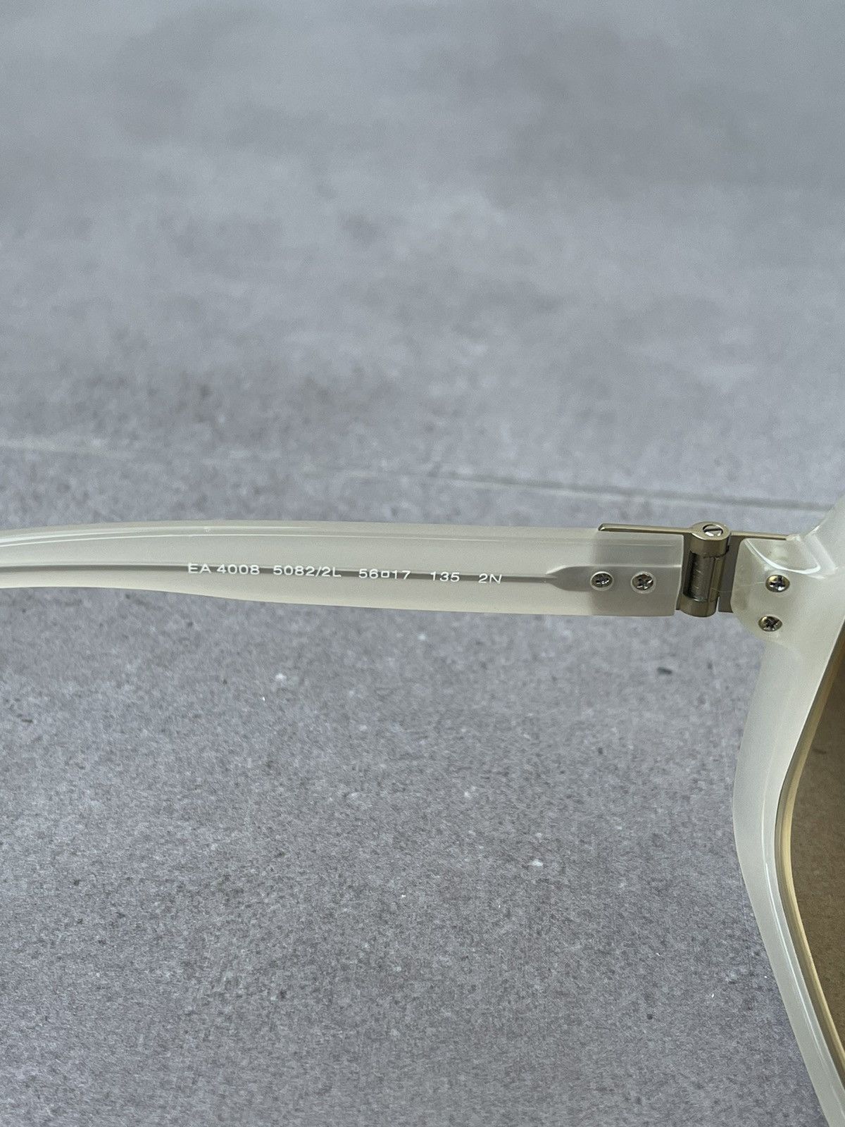 Emporio Armani Emporio Armani EA4008 5082/2L Lemon Juice 3D Sunglasses Size ONE SIZE - 8 Thumbnail