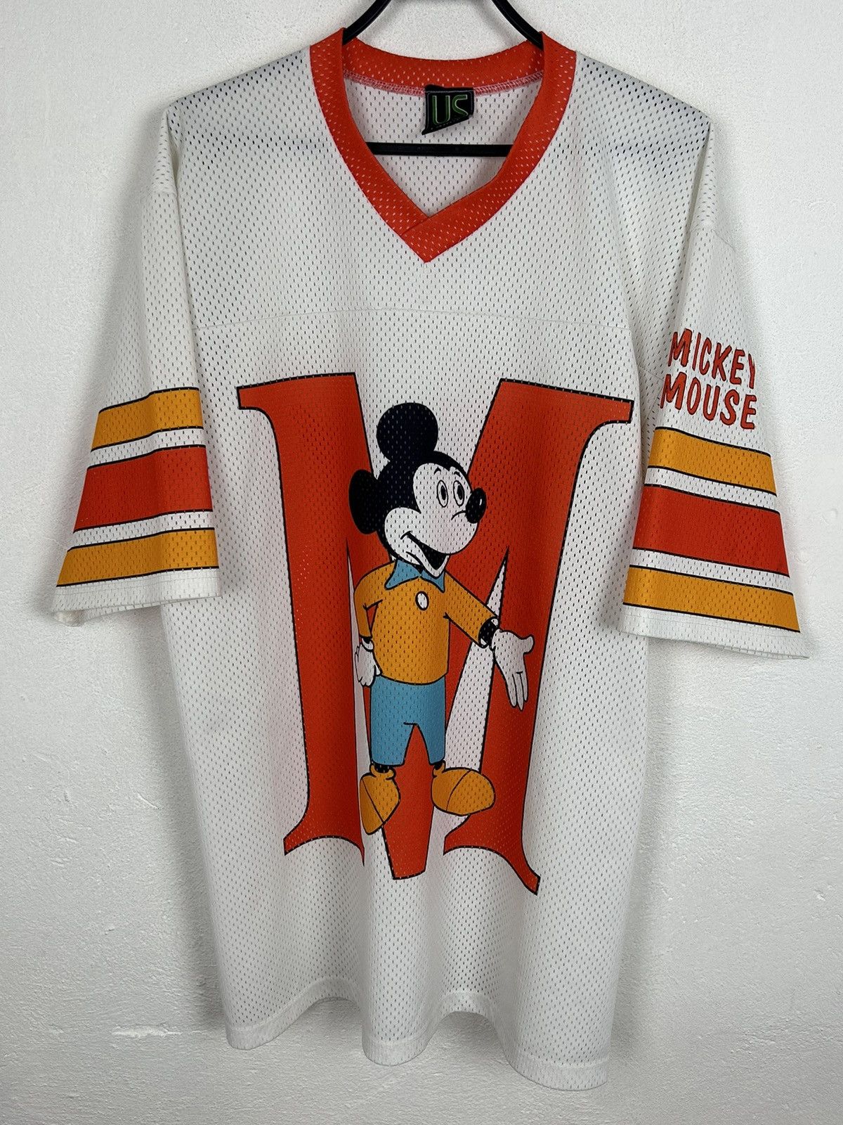 Vintage Mickey Mouse Walt Disney World Oversized Cropped Jersey 1X