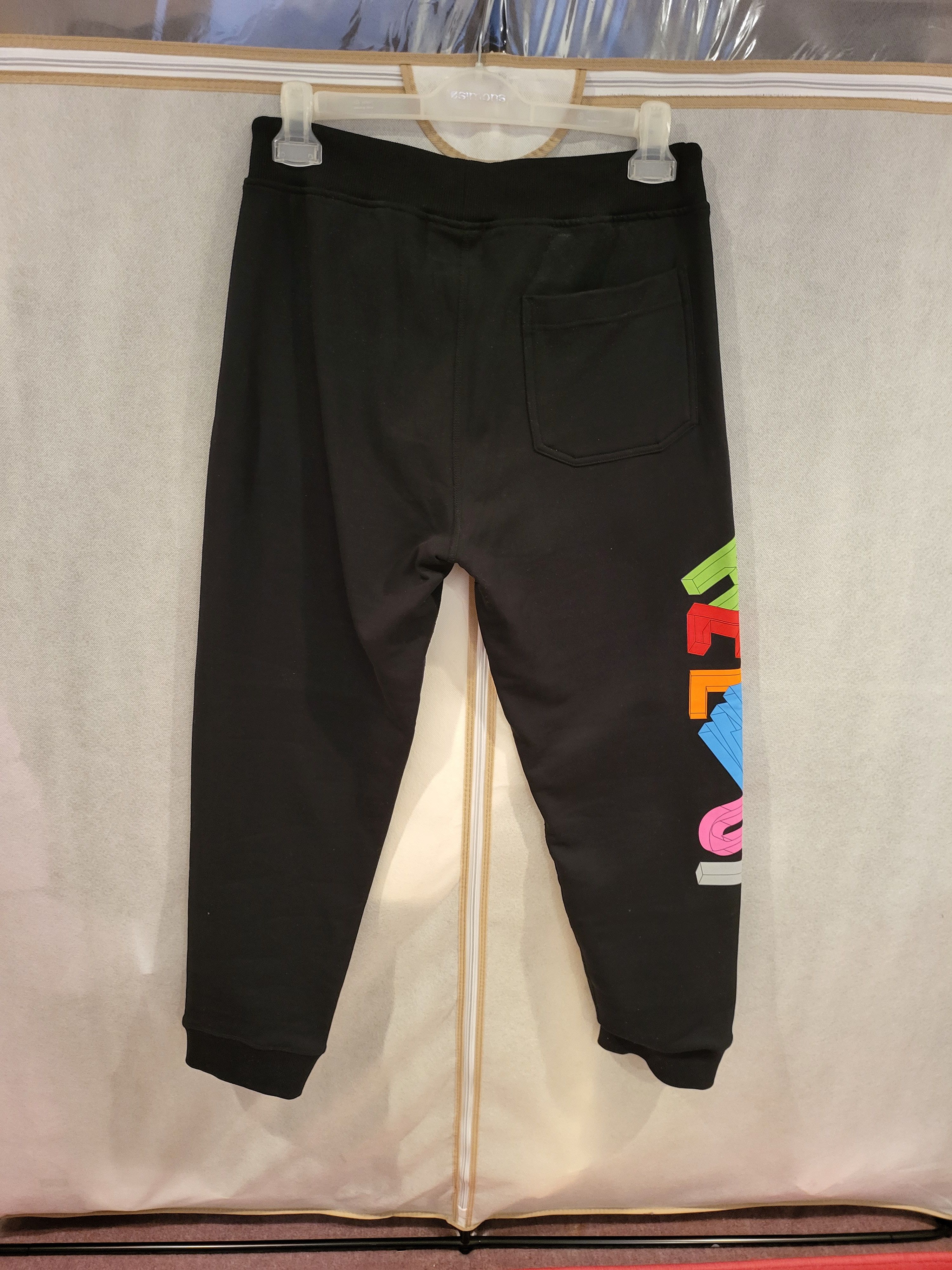Helmut Lang 3D Multicolor Logo Sweatpants Size US 32 / EU 48 - 6 Thumbnail