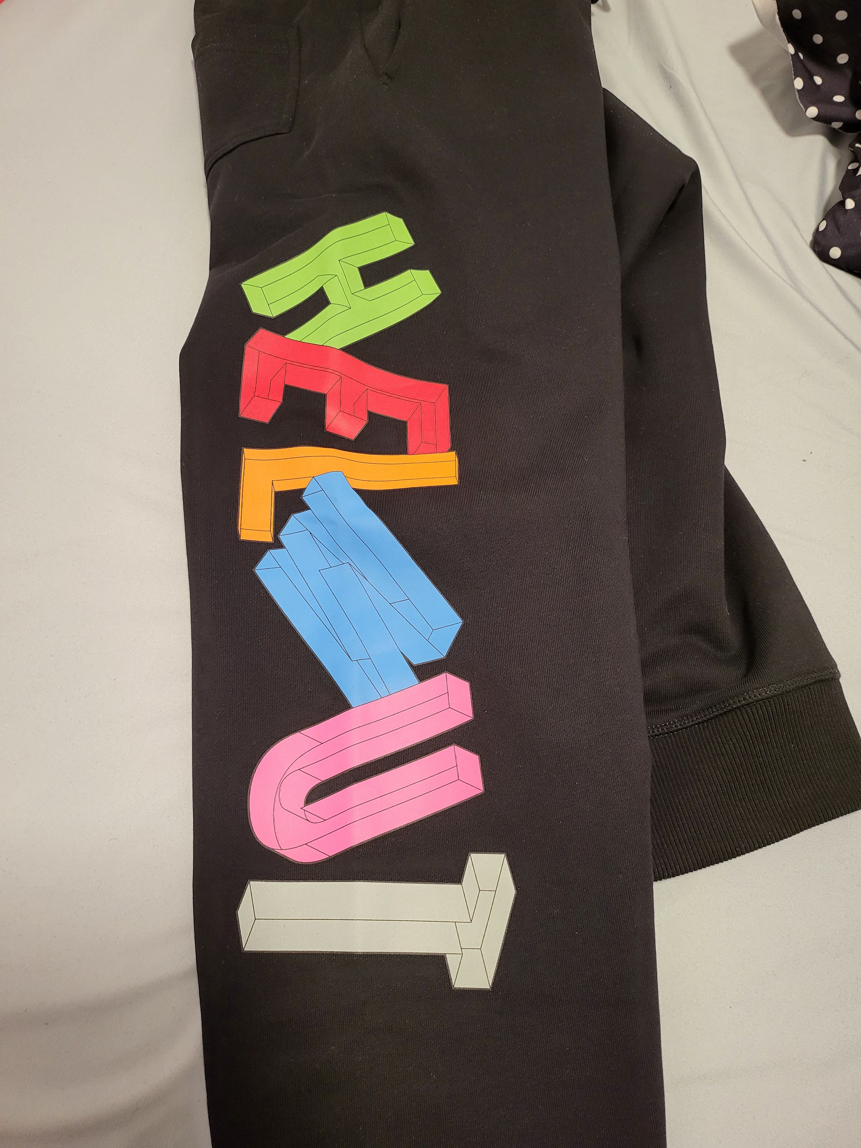 Helmut Lang 3D Multicolor Logo Sweatpants Size US 32 / EU 48 - 4 Thumbnail