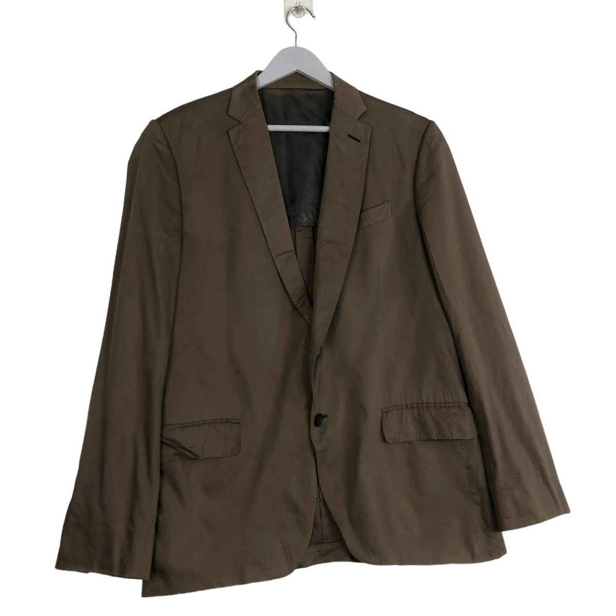 Louis Vuitton 💥LOUIS VUITTON BUTTON LINEN BLAZER JACKET Size US L / EU 52-54 / 3 - 3 Thumbnail