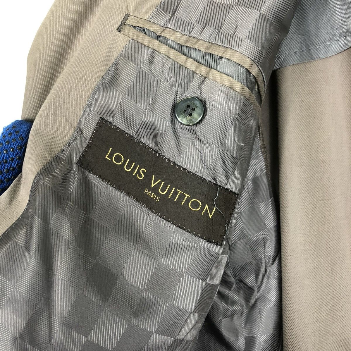 Louis Vuitton 💥LOUIS VUITTON BUTTON LINEN BLAZER JACKET Size US L / EU 52-54 / 3 - 9 Thumbnail