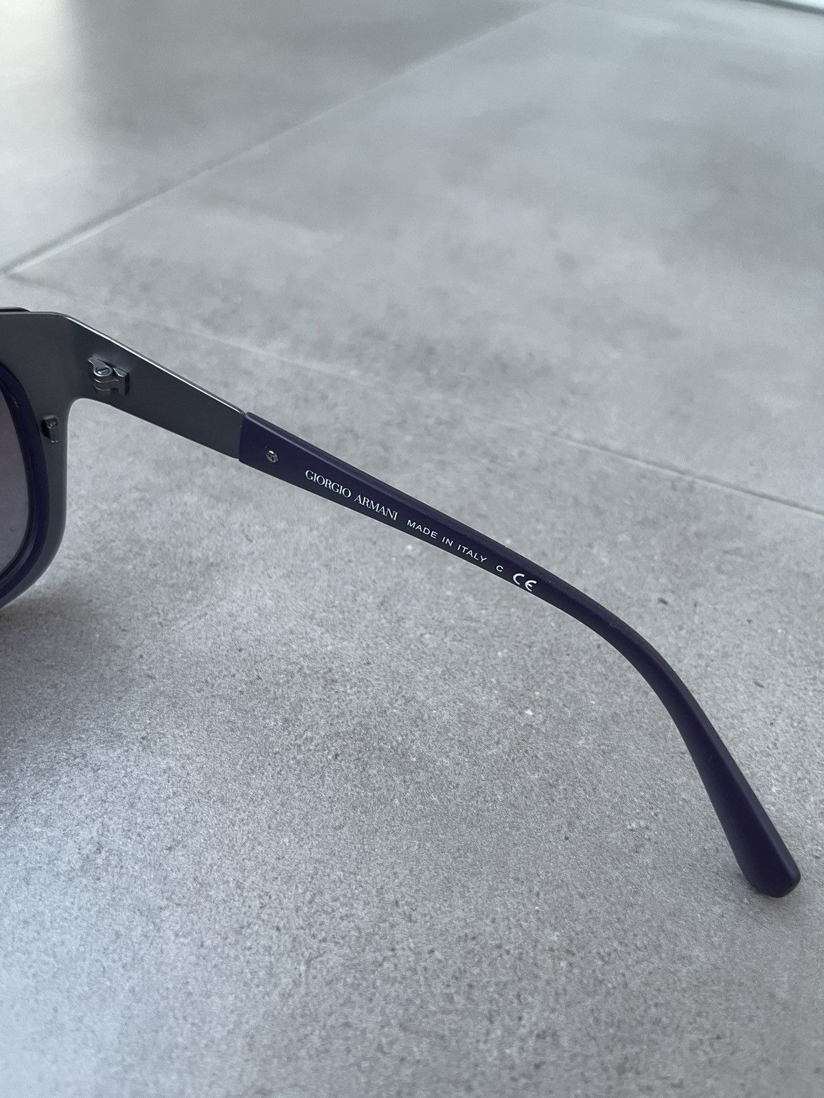 Emporio Armani Giorgio Armani AR6010 3033/8H Violet Silver Sunglasses Size ONE SIZE - 7 Thumbnail