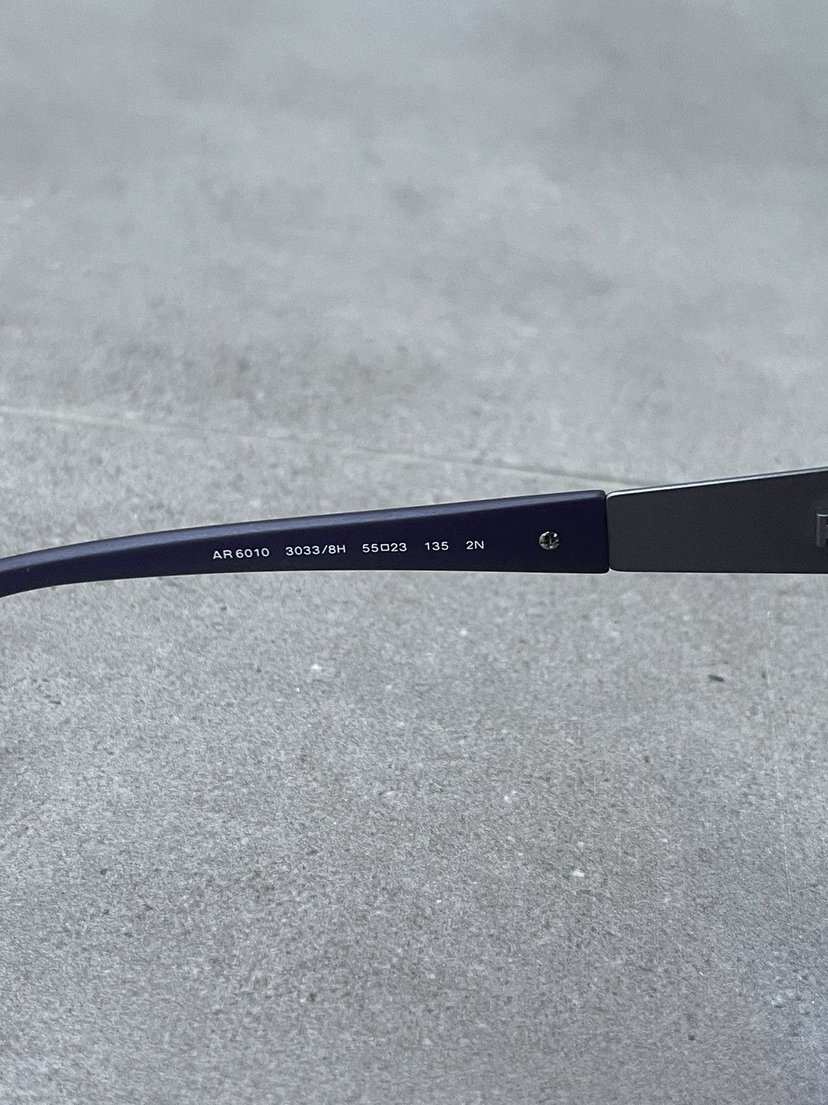 Emporio Armani Giorgio Armani AR6010 3033/8H Violet Silver Sunglasses Size ONE SIZE - 8 Thumbnail