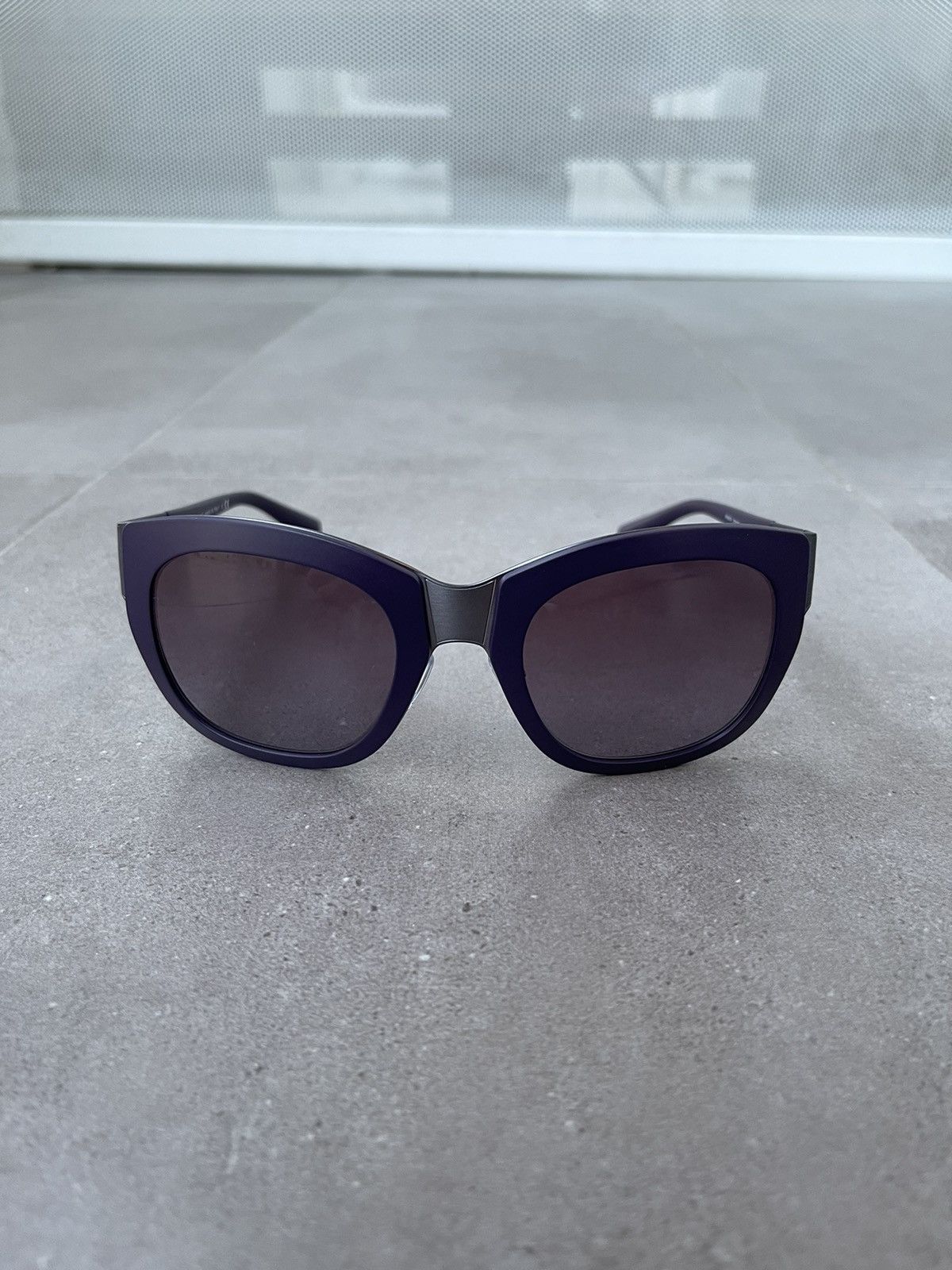 Emporio Armani Giorgio Armani AR6010 3033/8H Violet Silver Sunglasses Size ONE SIZE - 2 Thumbnail