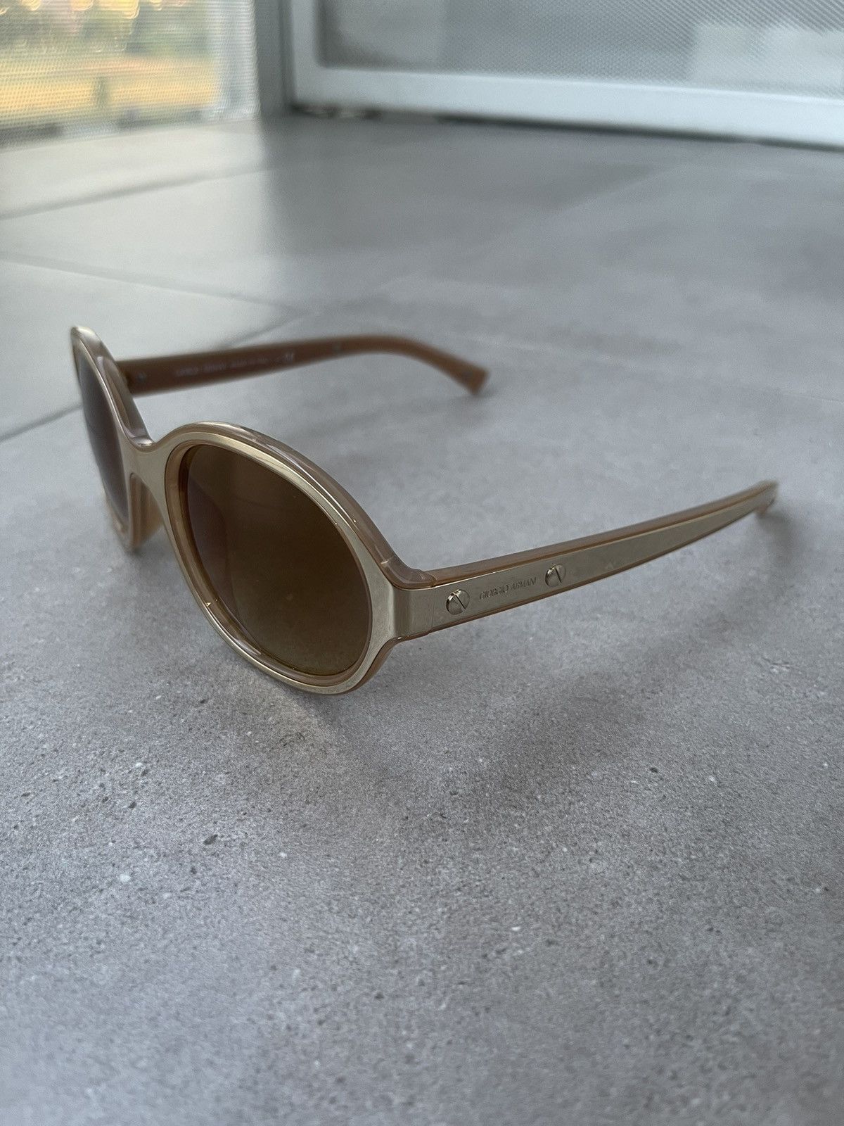 Emporio Armani Giorgio Armani AR8015 5079/2L Cobain Gold Sunglasses Size ONE SIZE - 4 Thumbnail