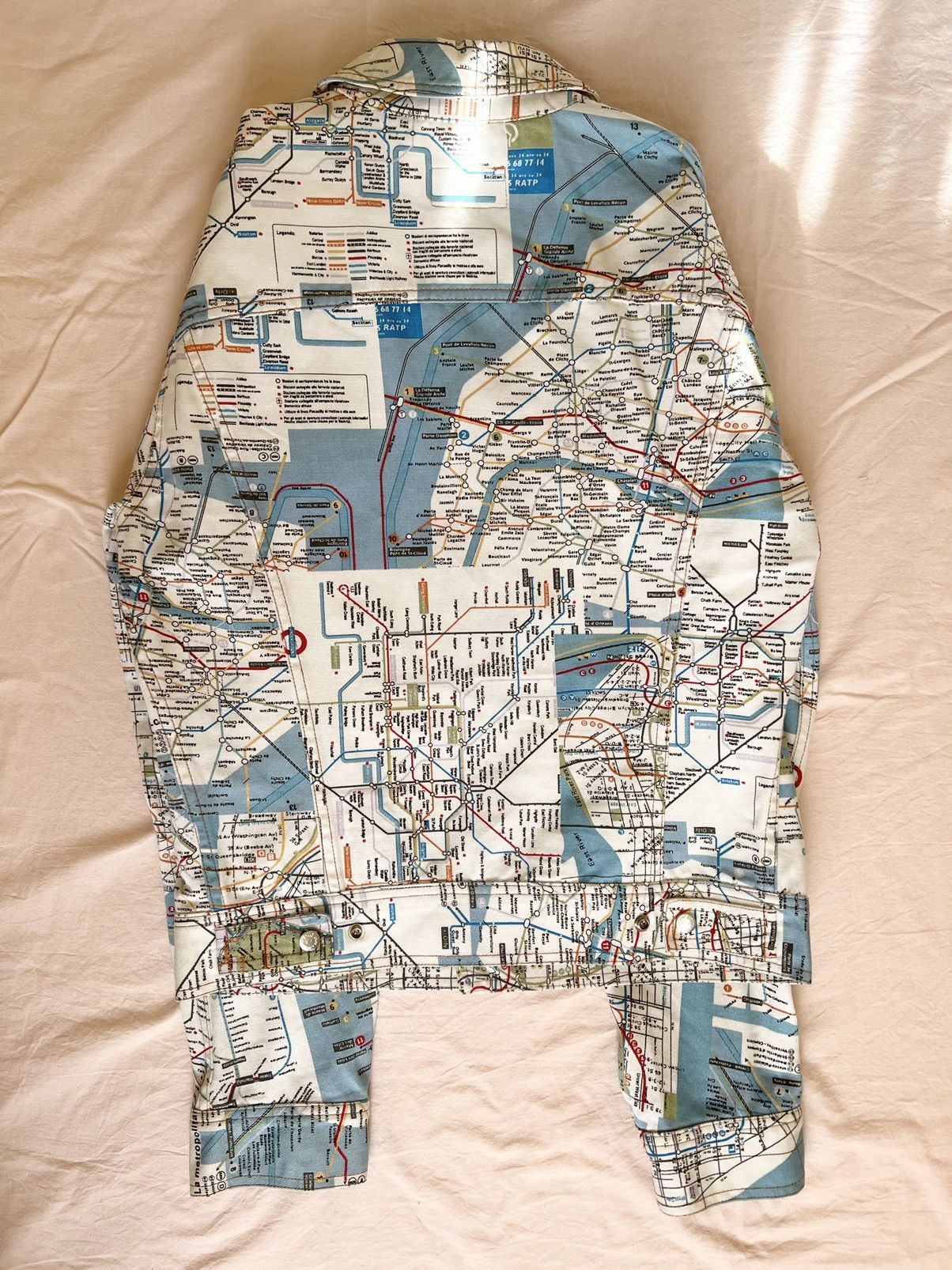 Dolce & Gabbana Dolce Gabbana Map Ittierre Jean/Jacket Set Size US S / EU 44-46 / 1 - 3 Thumbnail