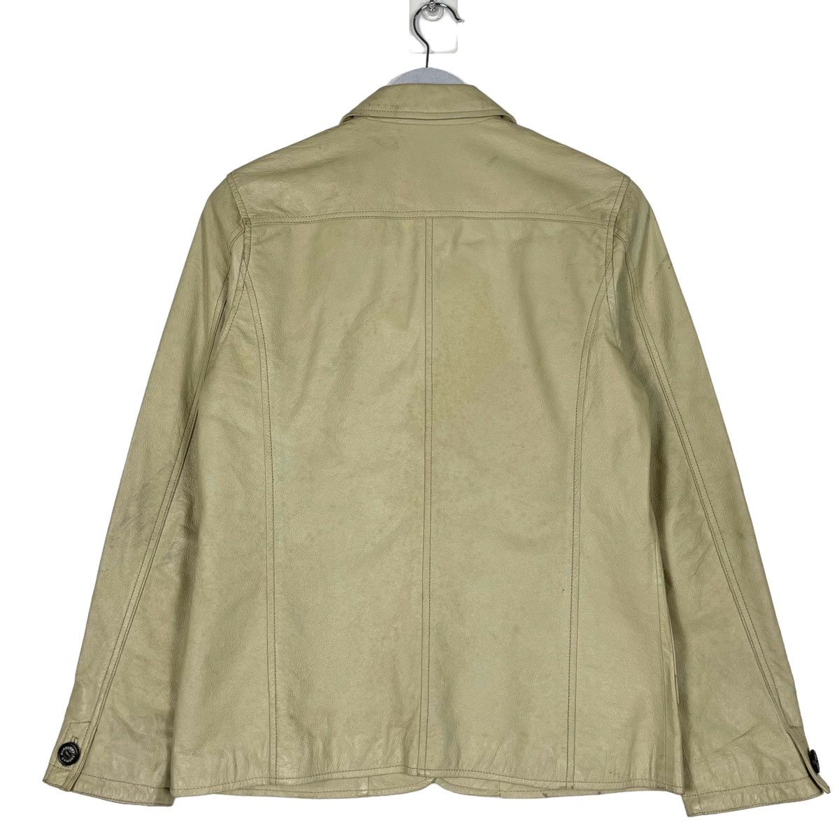 Burberry 💥THOMAS BURBERRY NOVA CHECK LININ LEATHER JACKET Size US L / EU 52-54 / 3 - 7 Thumbnail
