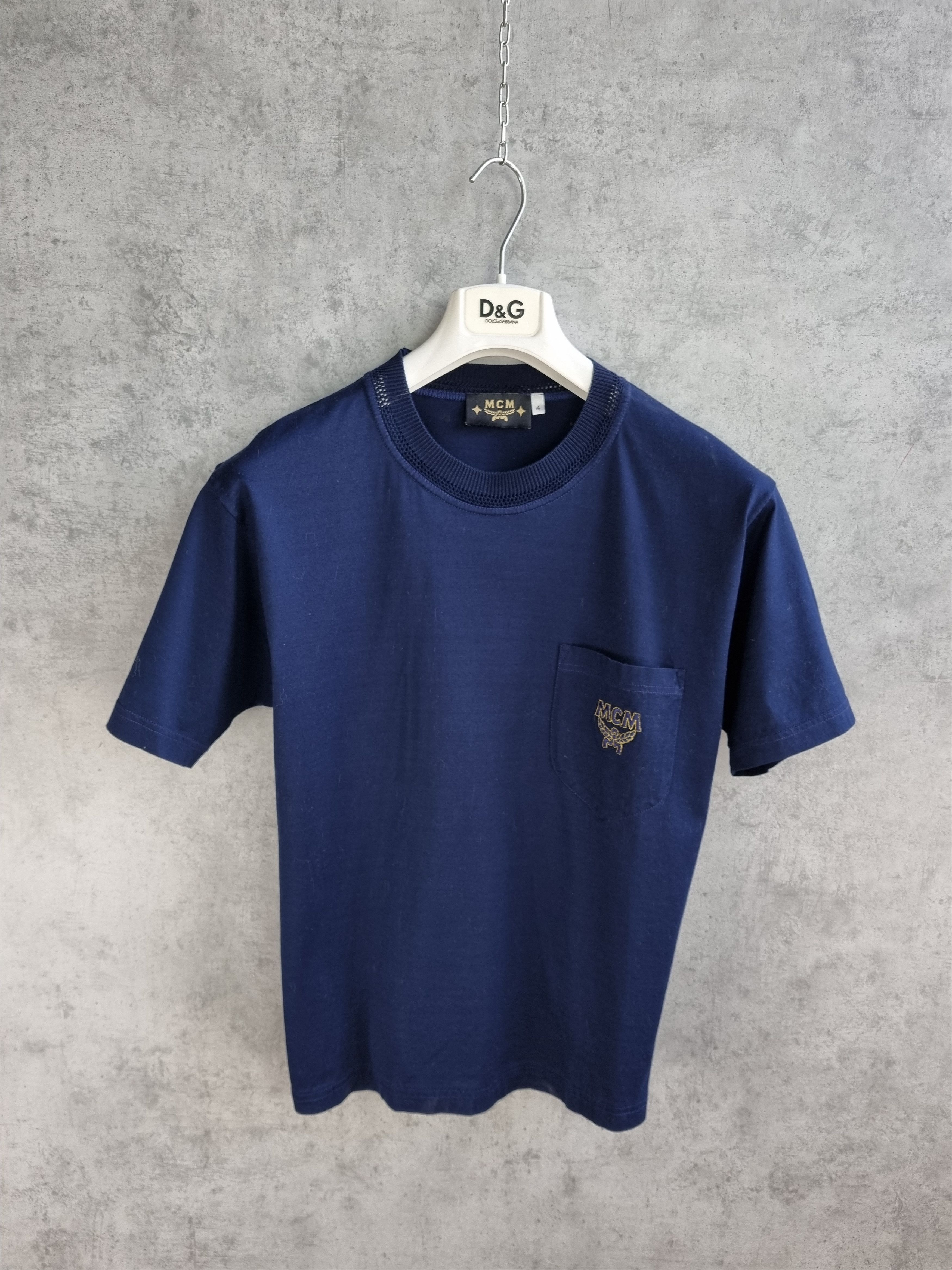 MCM Vintage MCM made in Italy tee shirt with beautiful neck Size US S / EU 44-46 / 1 - 1 Thumbnail