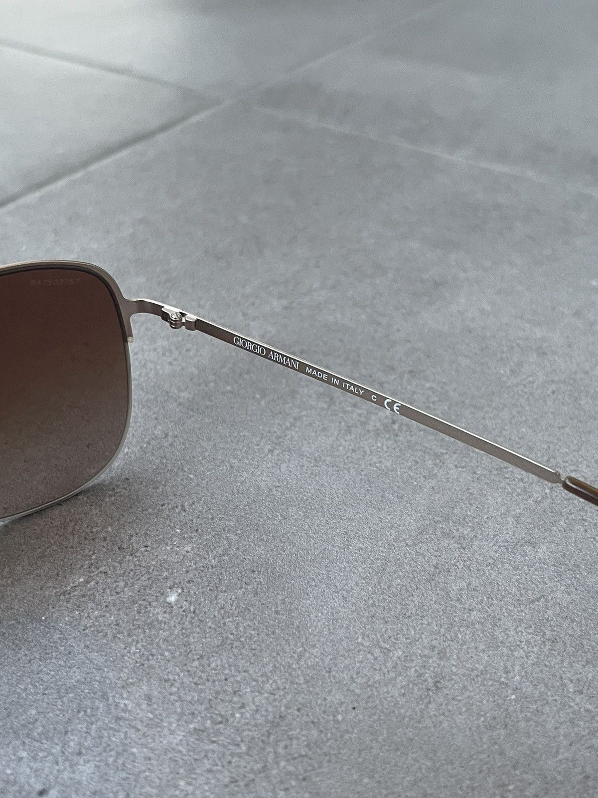 Emporio Armani Giorgio Armani AR6007 3039/13 Rose Gold Aviator Sunglasses Size ONE SIZE - 8 Thumbnail