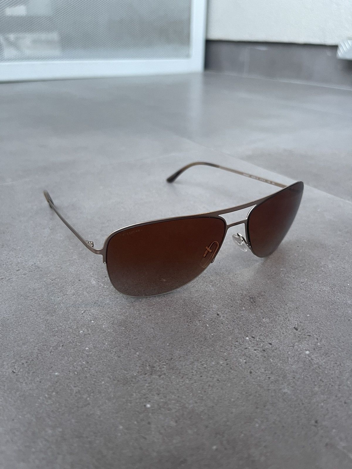 Emporio Armani Giorgio Armani AR6007 3039/13 Rose Gold Aviator Sunglasses Size ONE SIZE - 3 Thumbnail