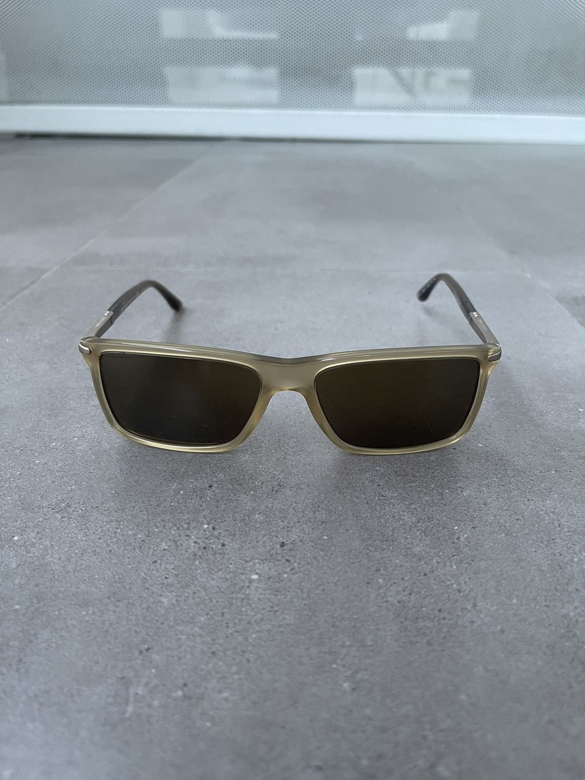 Emporio Armani Giorgio Armani AR8010 5028/73 Cream Brown Sunglasses Size ONE SIZE - 2 Thumbnail