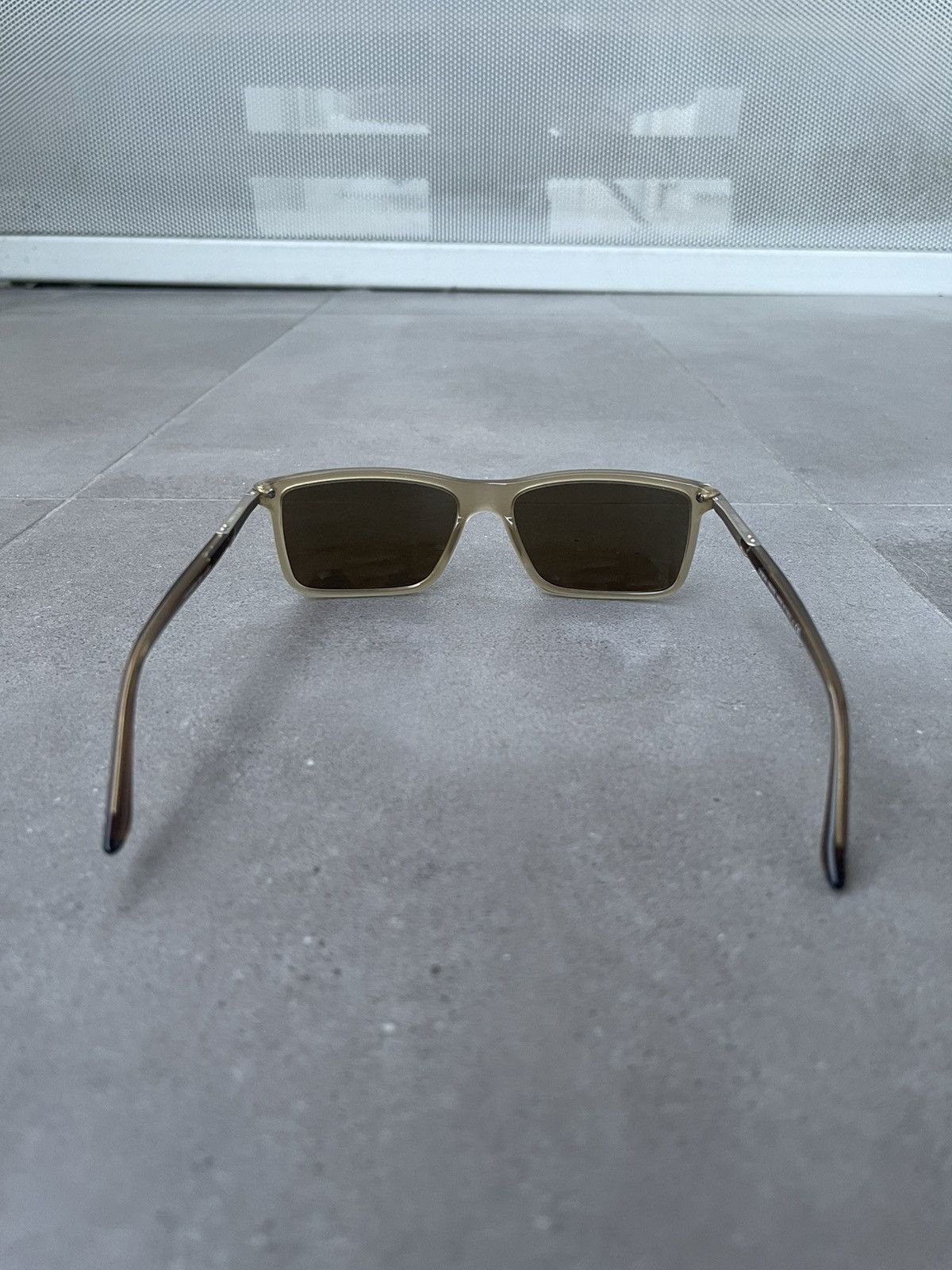 Emporio Armani Giorgio Armani AR8010 5028/73 Cream Brown Sunglasses Size ONE SIZE - 6 Thumbnail